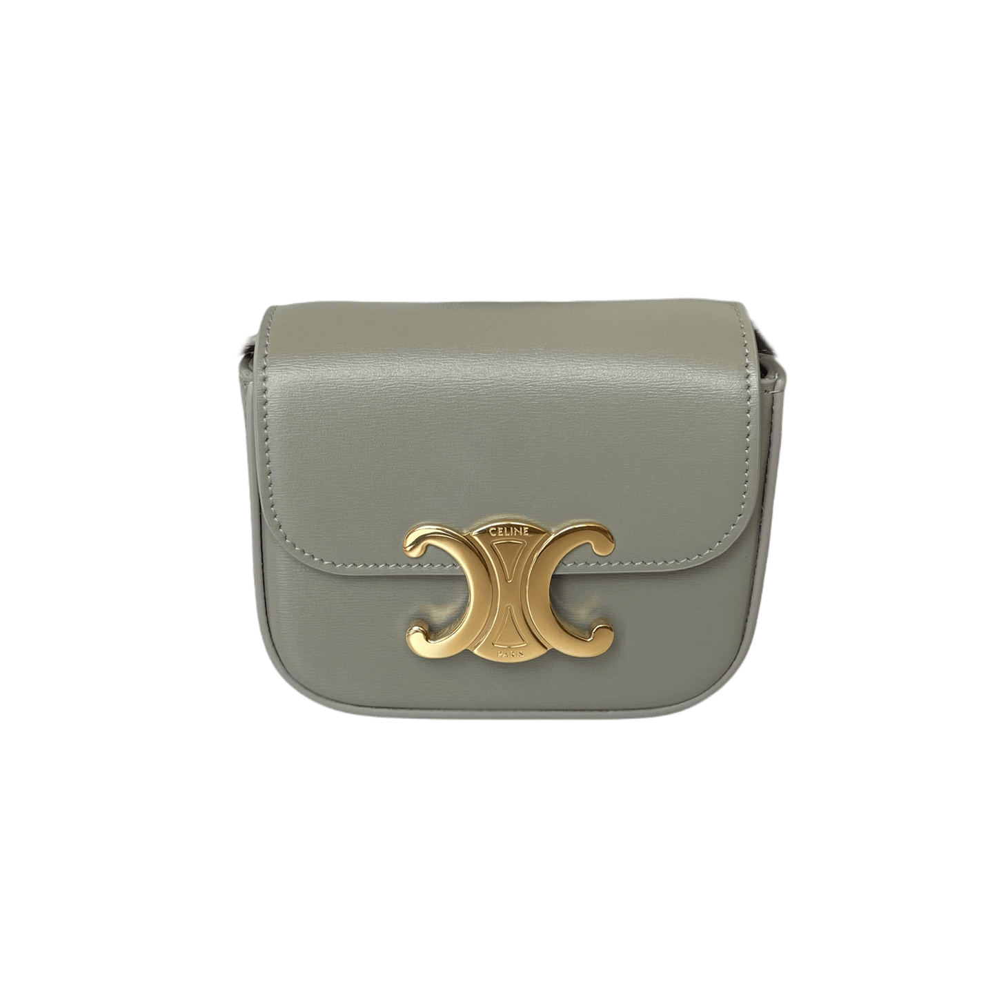 Celine Triomphe Claude Mini Tasche Green Clay
