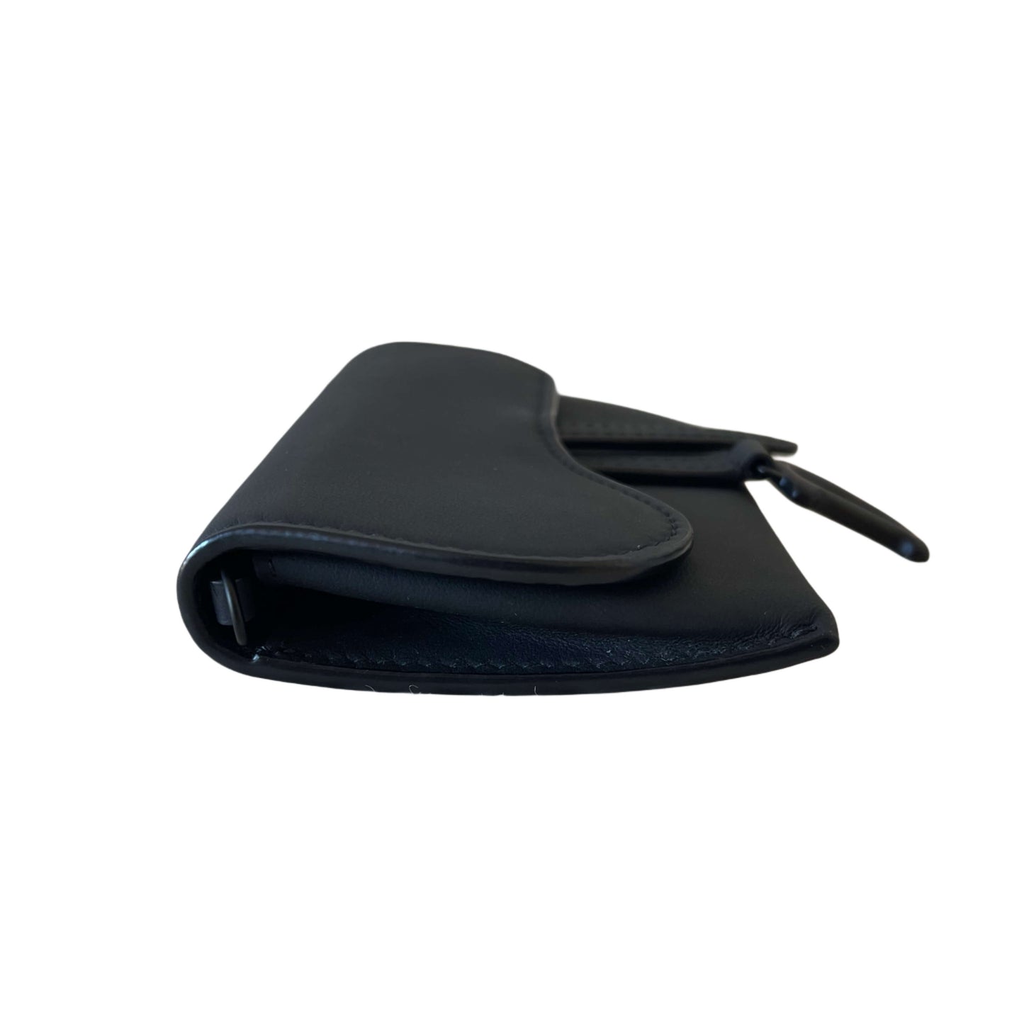 Dior Saddle Mini Wallet on Chain Schwarz
