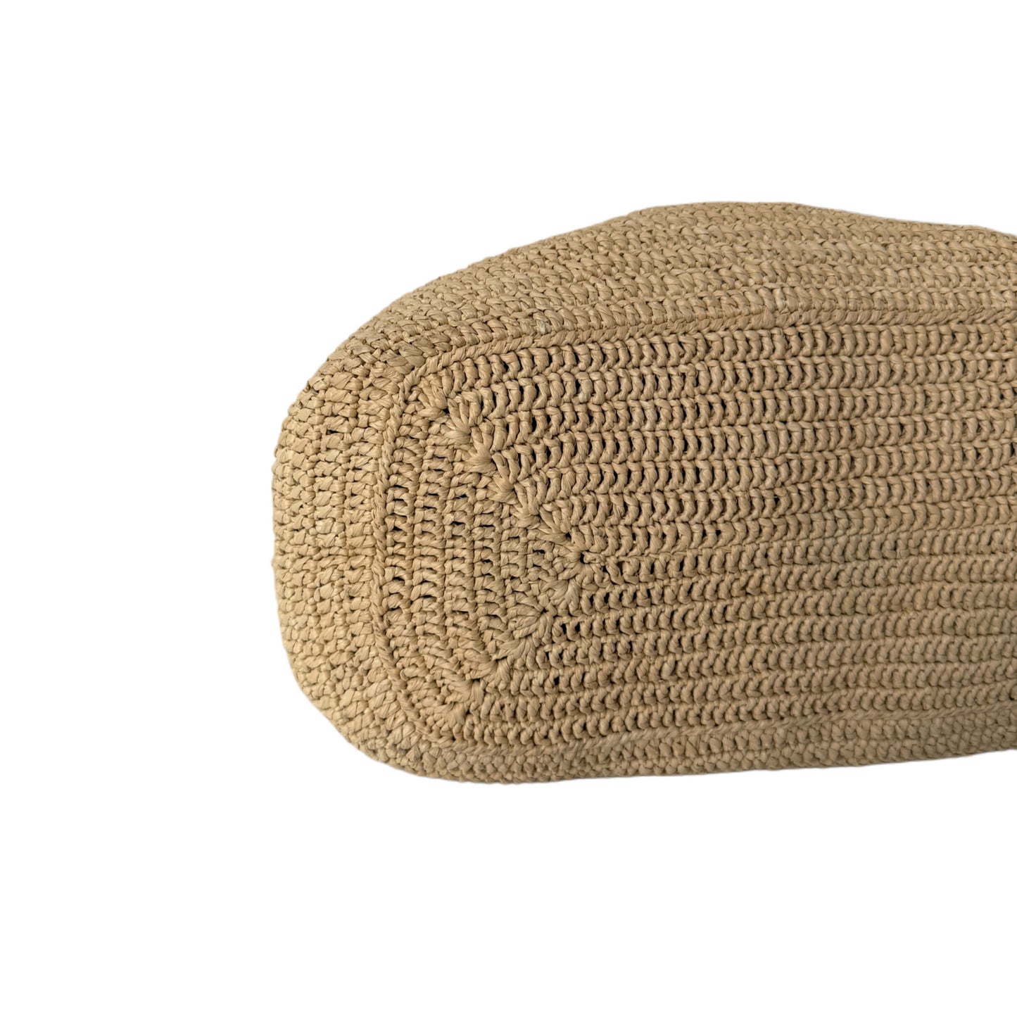 Saint Laurent Le 5 à 7 Raffia Bucket Bag Medium