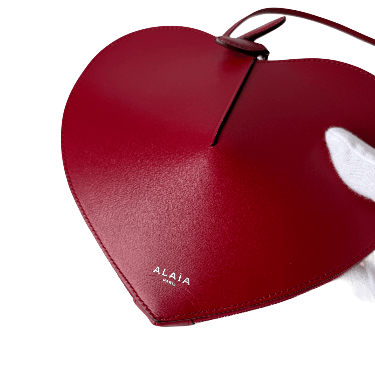 Alaïa Le Coeur Tasche Rot