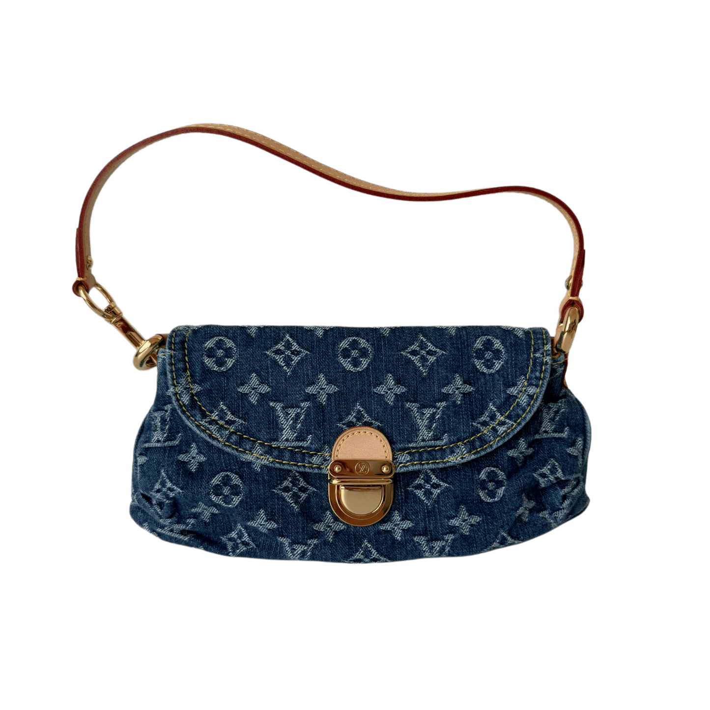 Louis Vuitton Mini Pleaty Denim Tasche