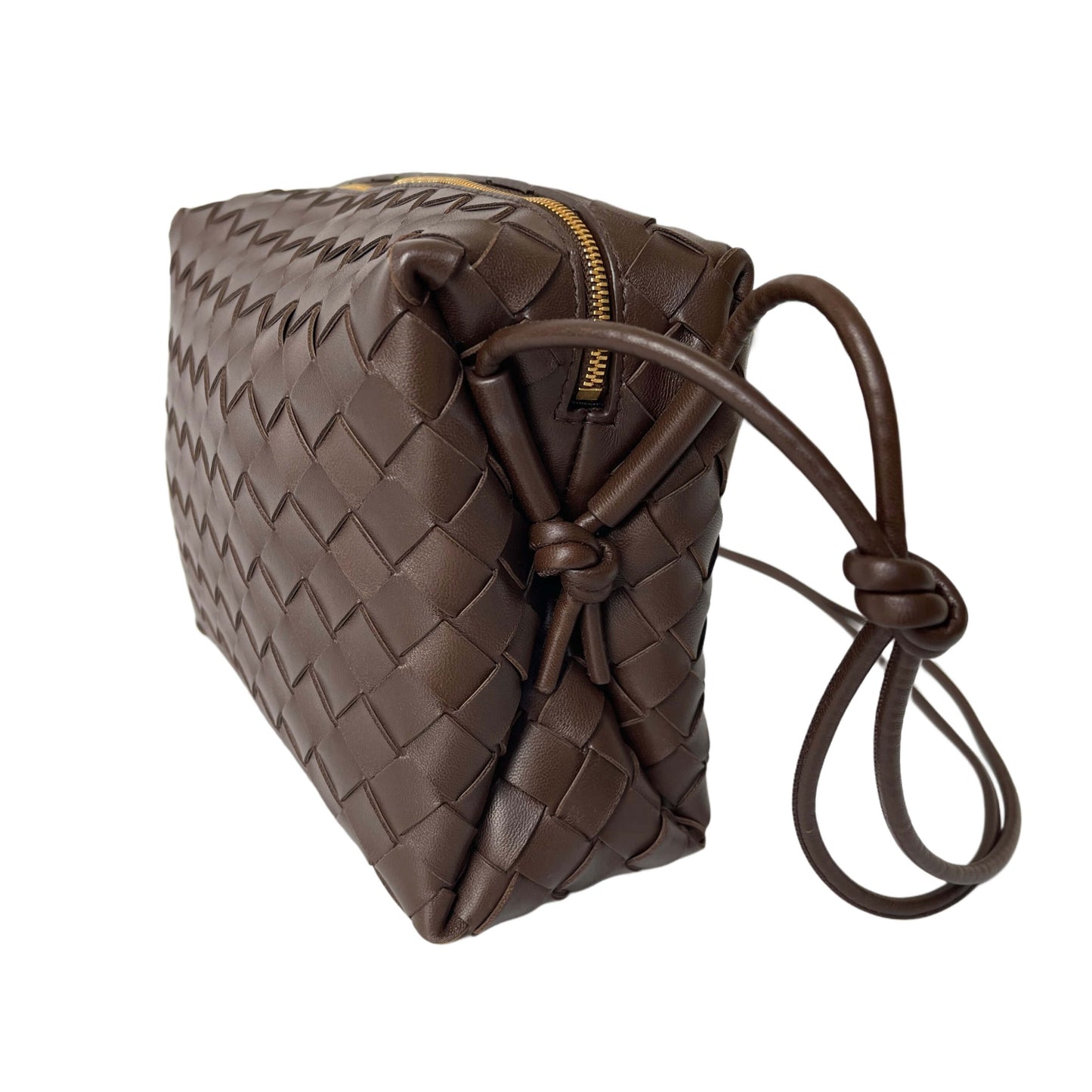 Bottega Veneta Loop Small Brown