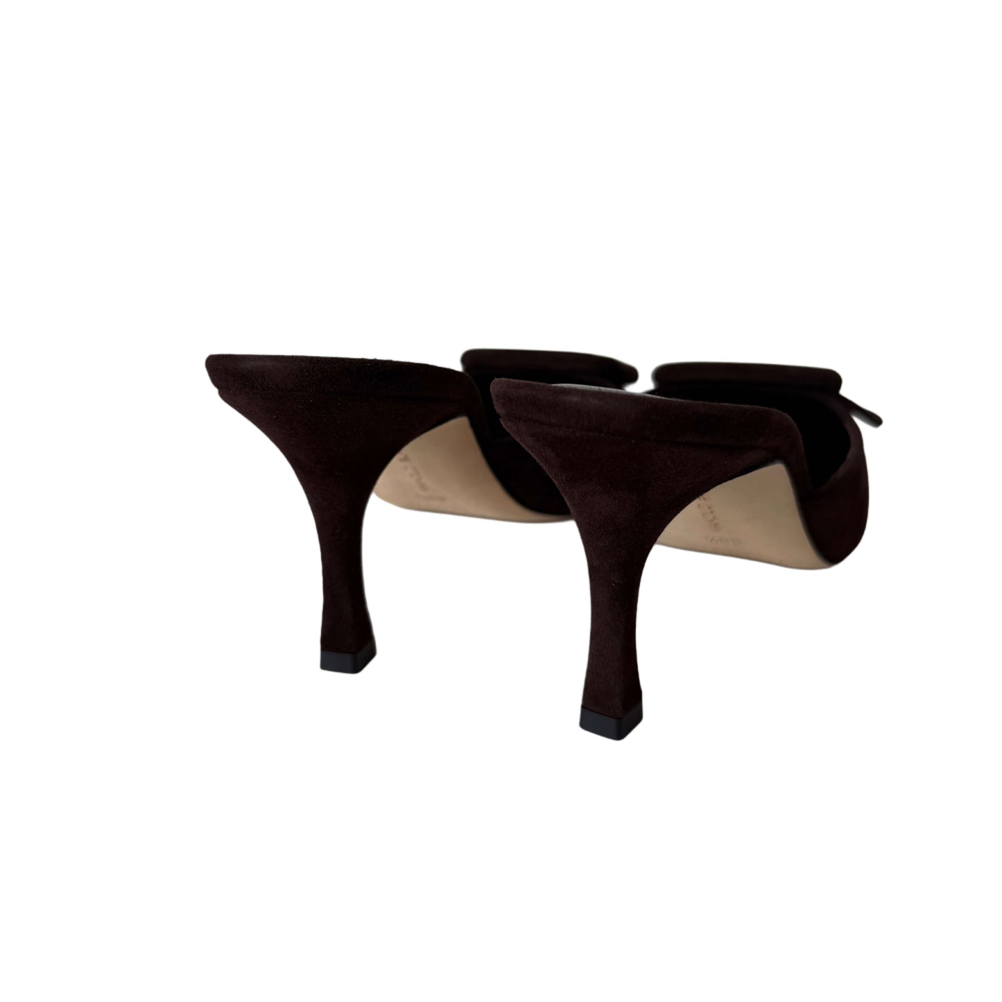Manolo Blahnik Maysale Mules Braun