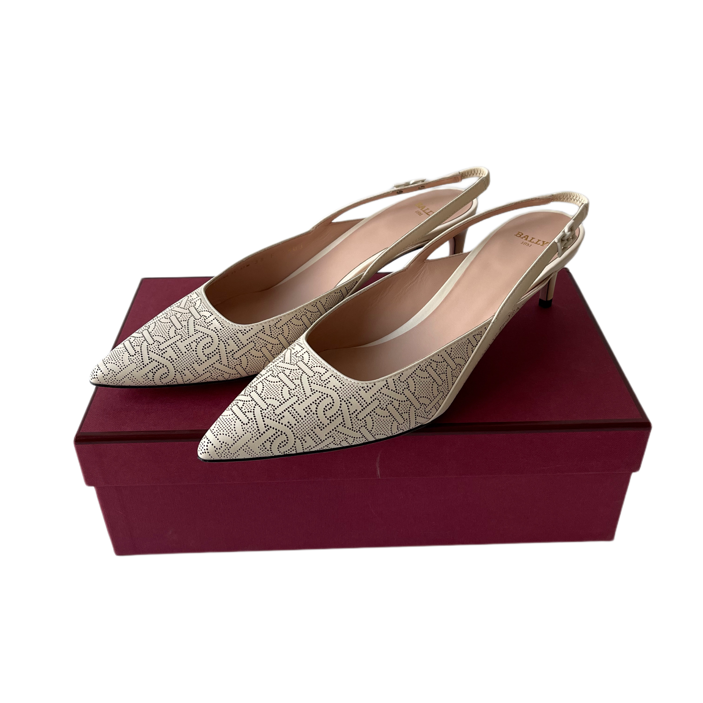 Bally Edeline Slingback Pumps Beige