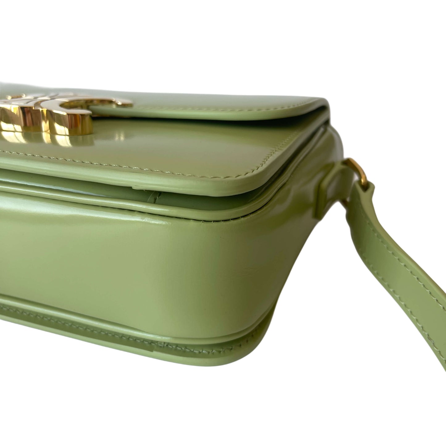 Celine Triomphe Teen Tasche Almond Green