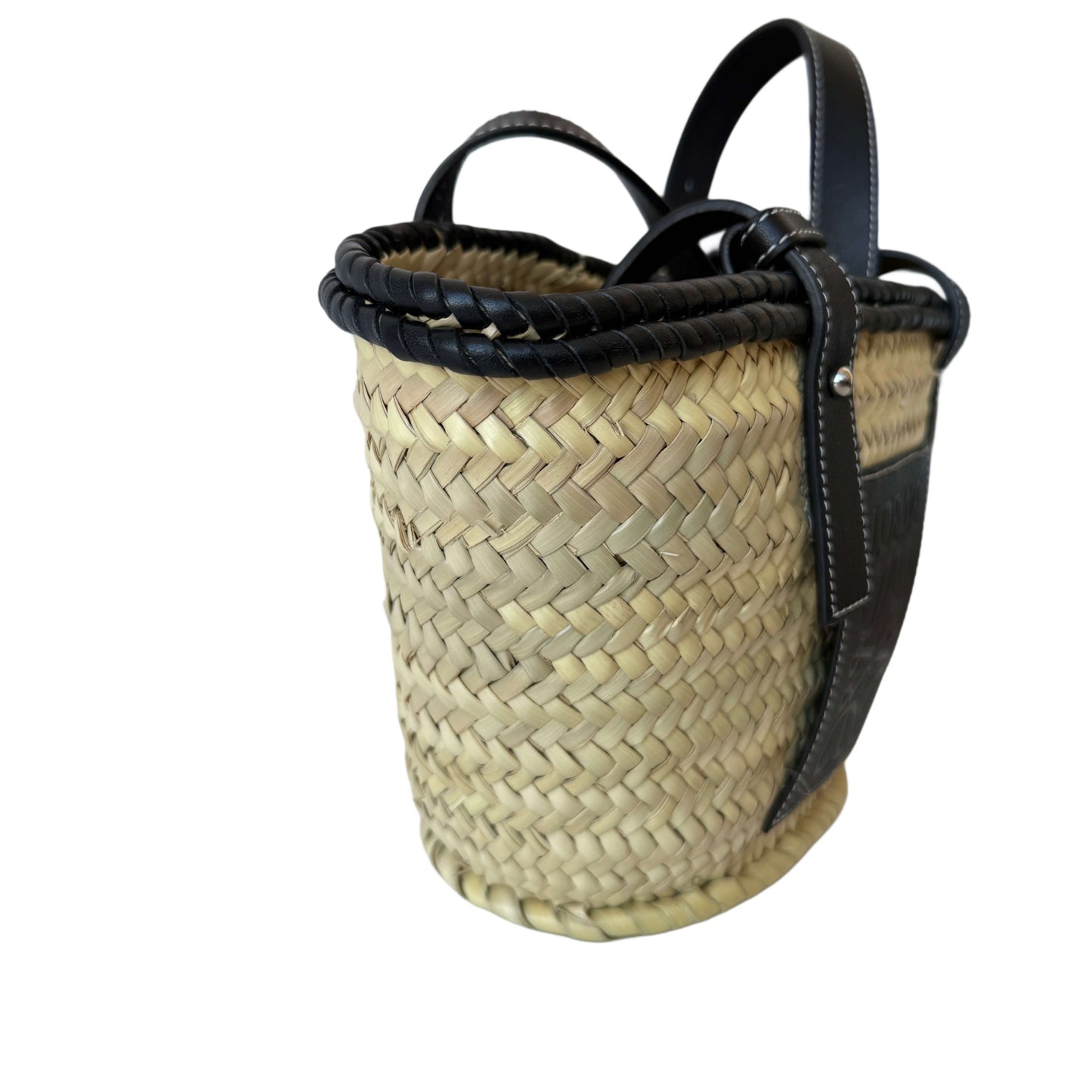 Loewe Anagram Basket Bag Small Black