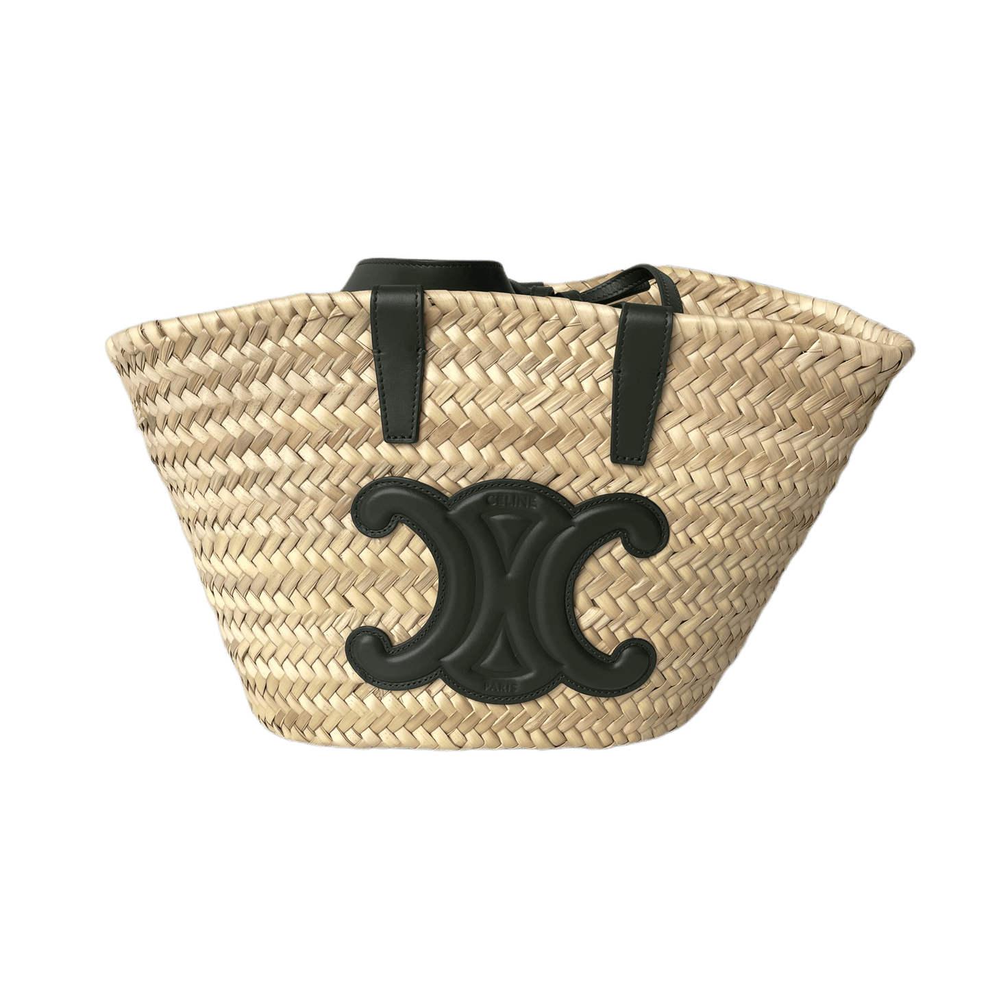Céline Teen Basket Bag Khaki