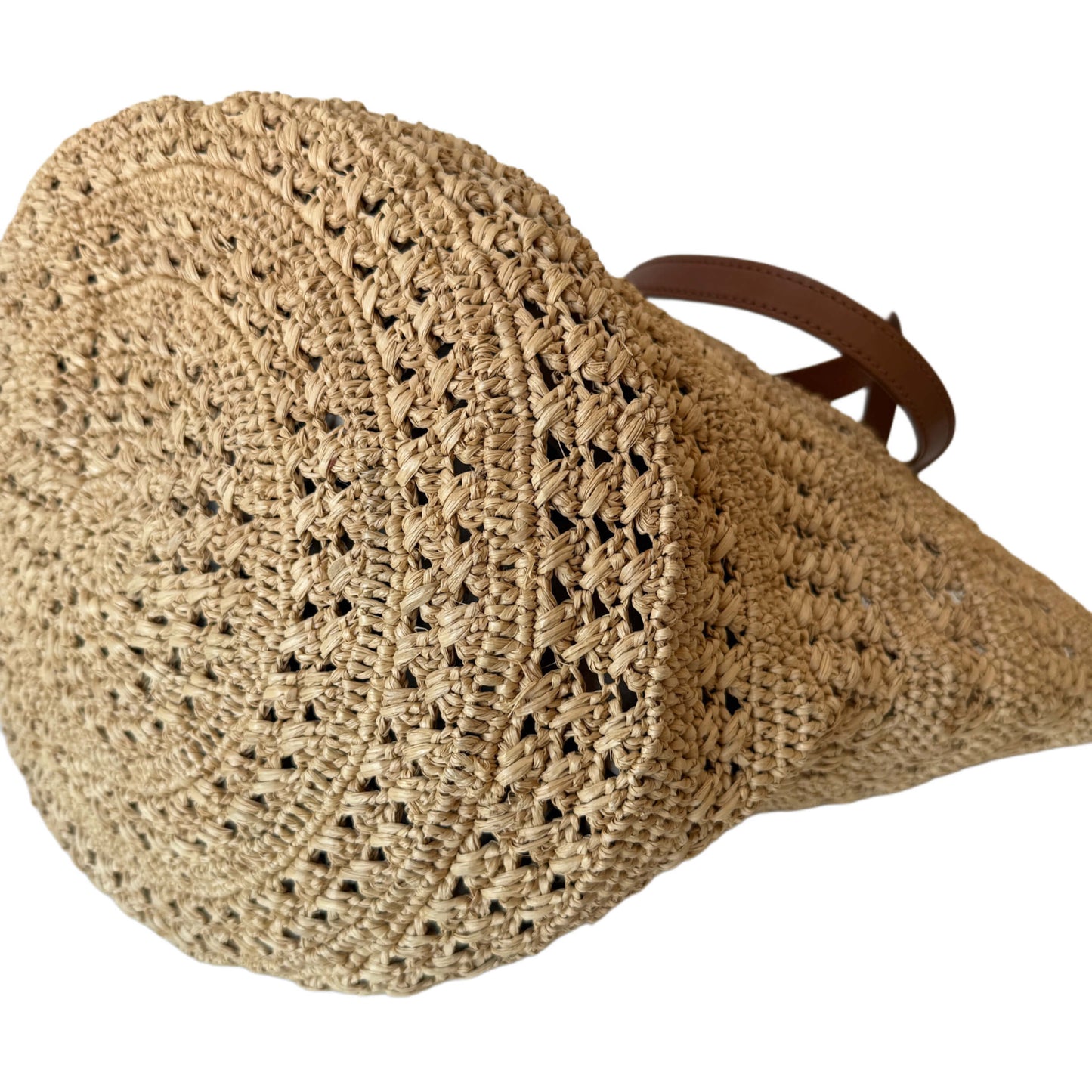 Saint Laurent Panier Medium Raffia Bag
