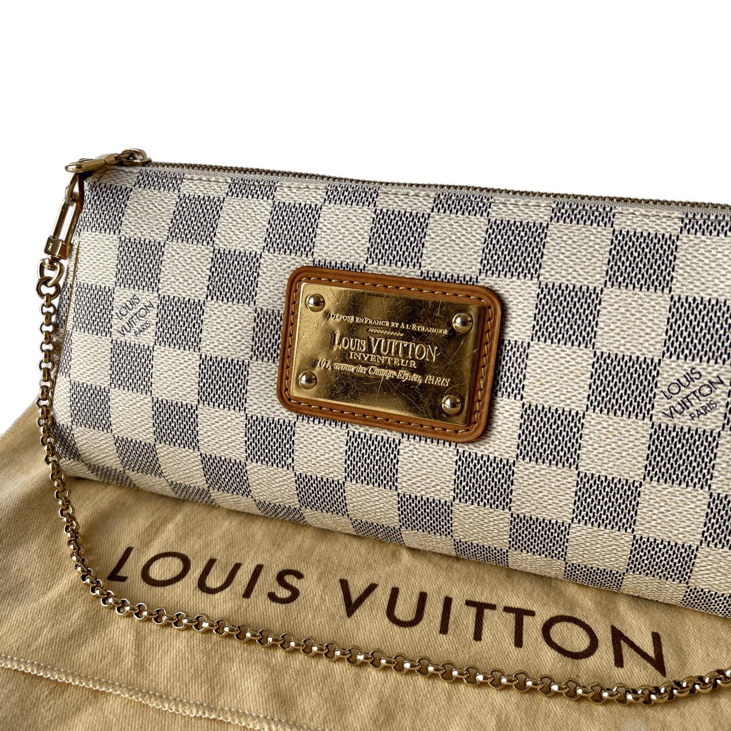 Louis Vuitton Eva Pochette Damier Azur