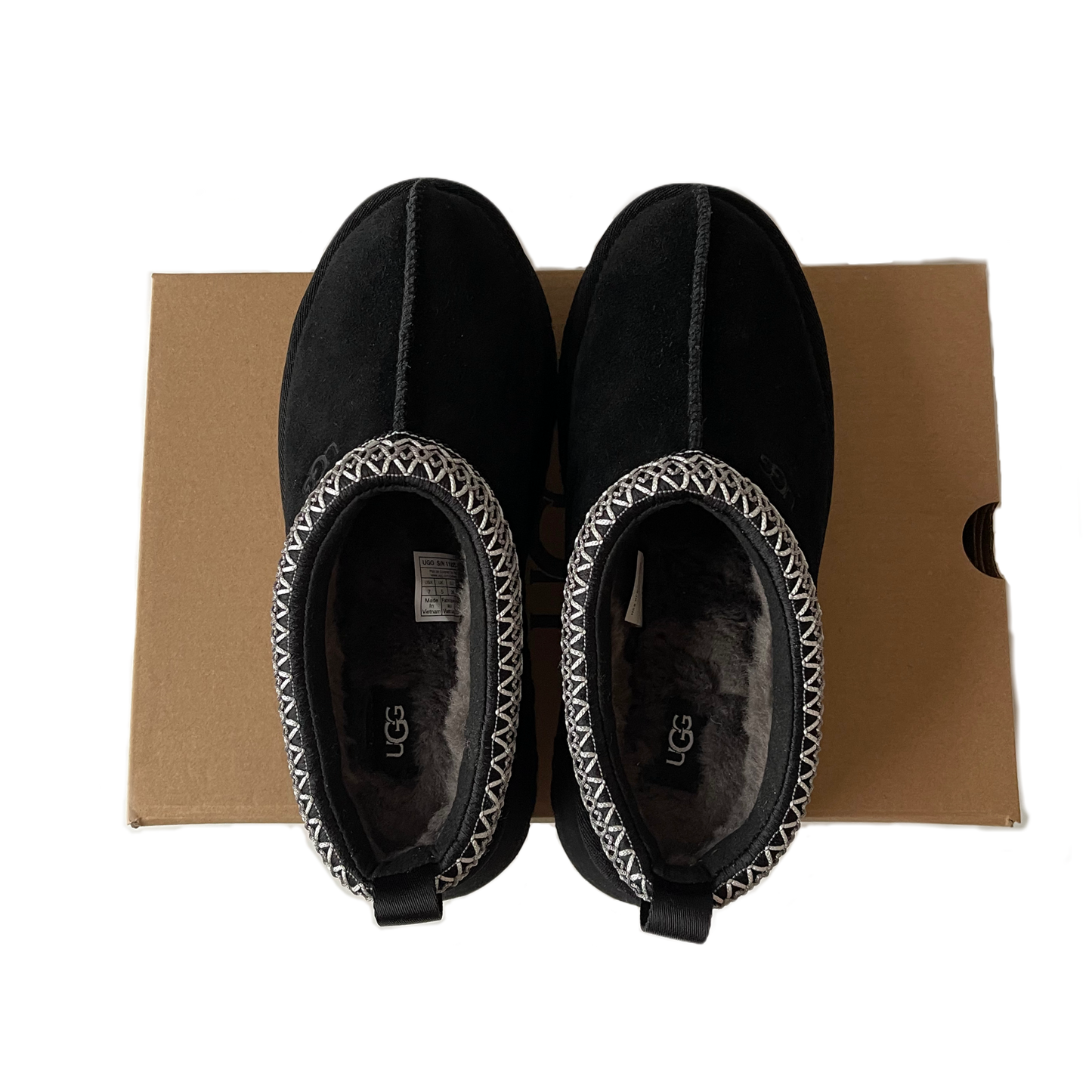 UGG Tazz Platform Slippers Black
