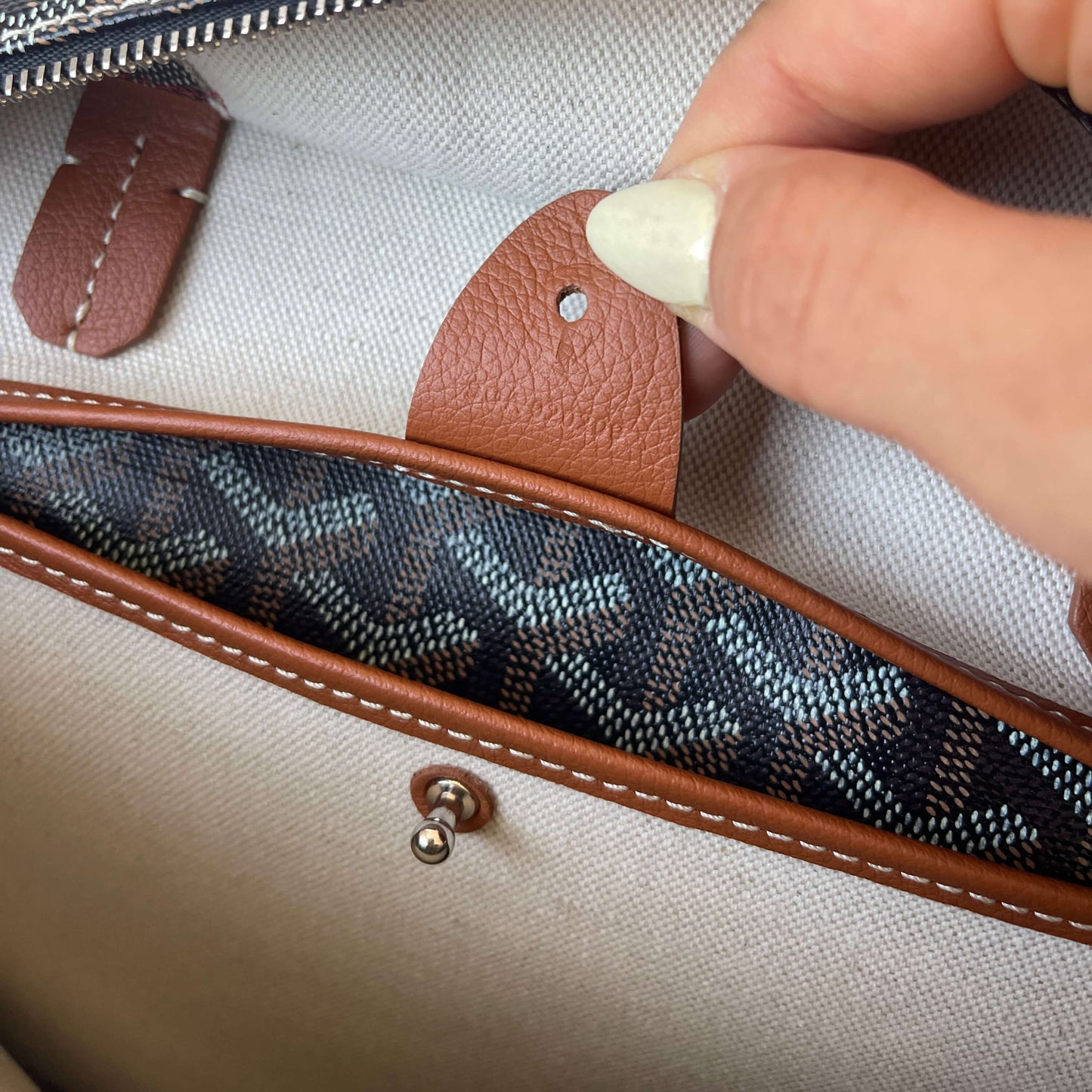 Goyard Artois PM Black and Tan