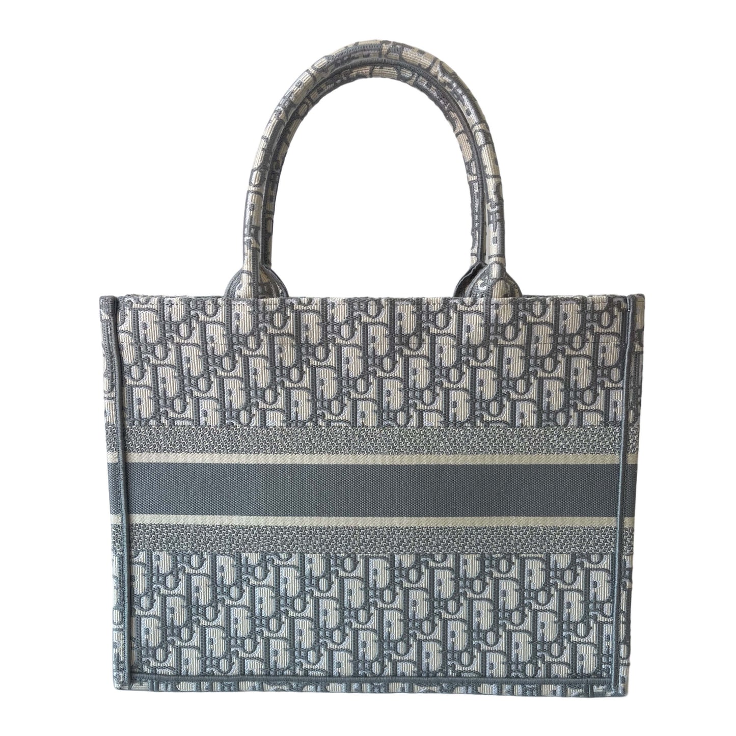 Dior Book Tote Medium Light Grey Oblique