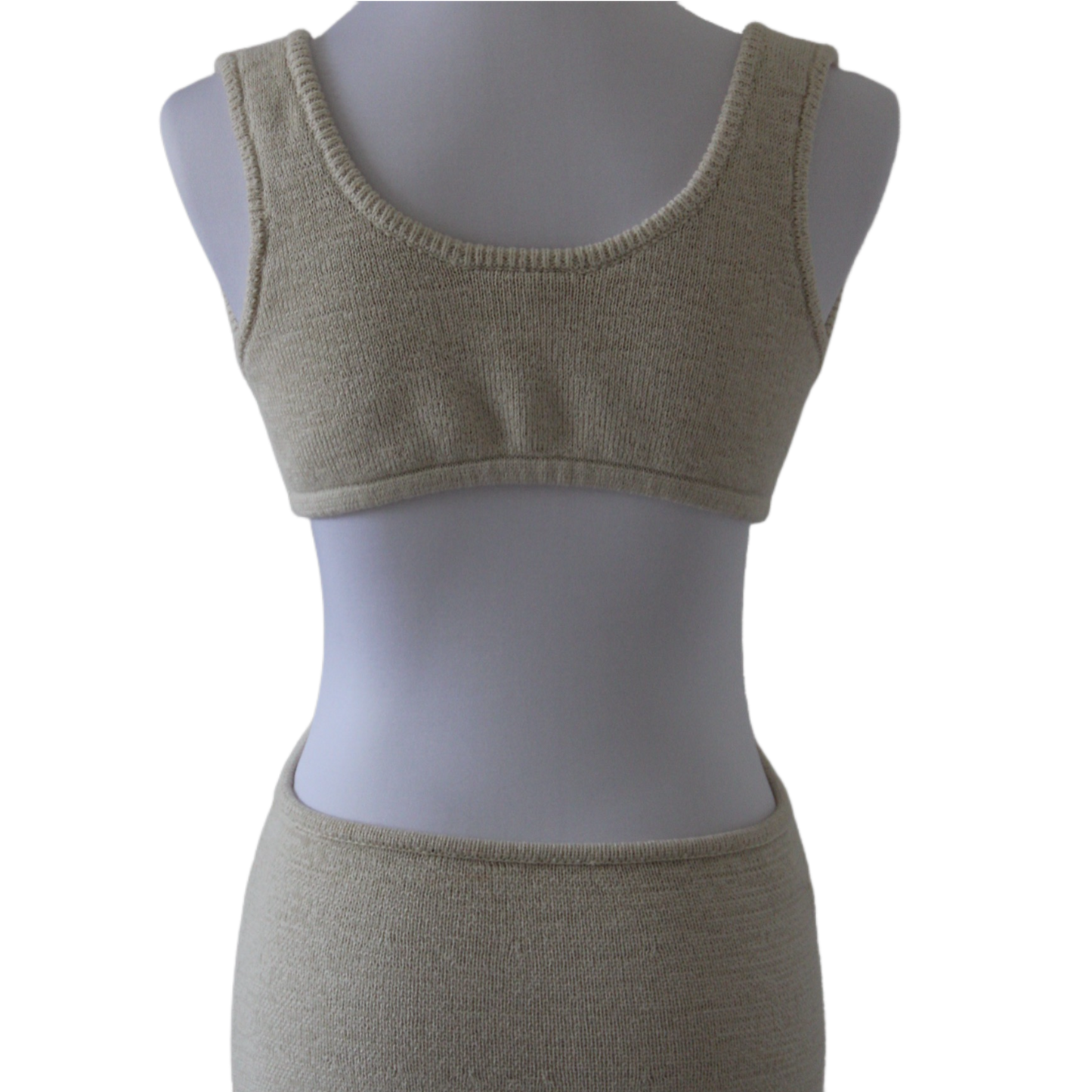 Cult Gaia Bench Robe Tricotée Beige