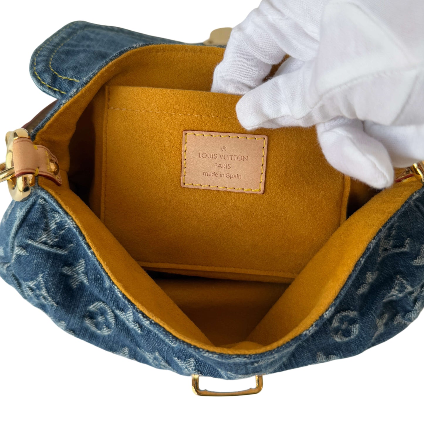 Louis Vuitton Mini Pleaty Denim Tasche