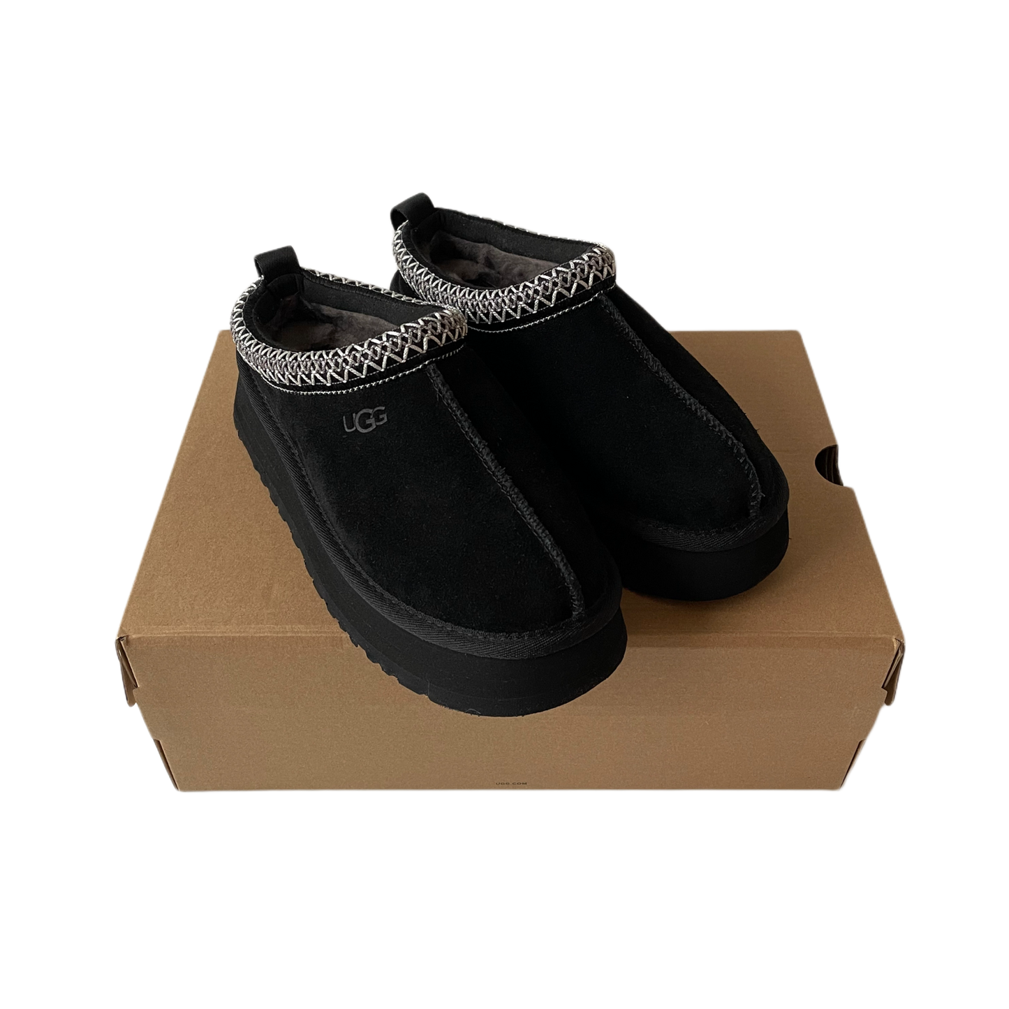 UGG Tazz Platform Slippers Black