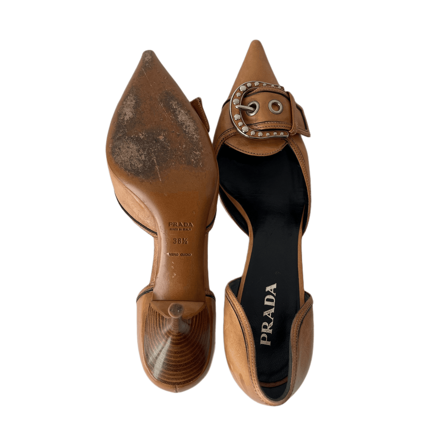 Prada Vintage Pumps Braun