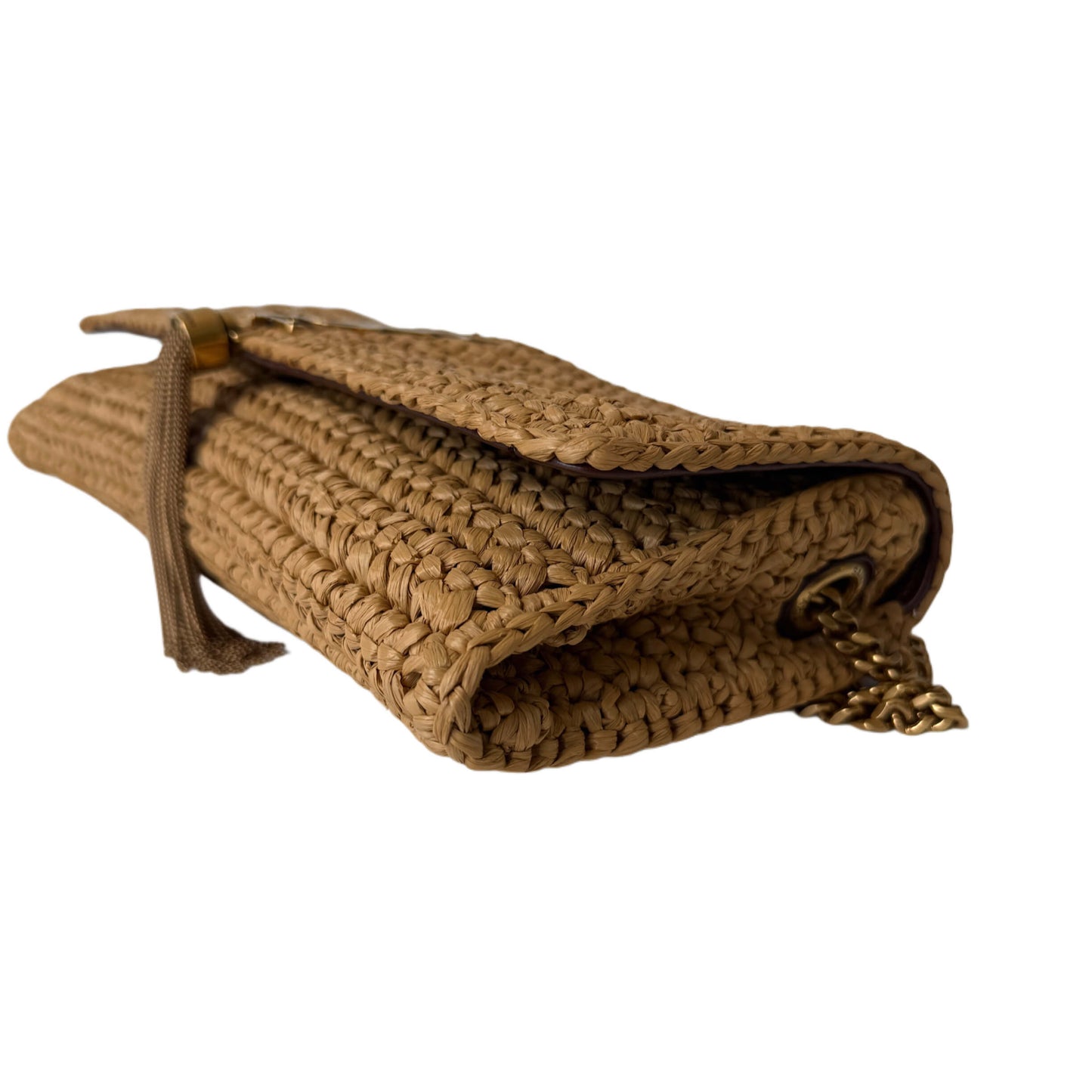Saint Laurent Kate 99 Raffia Bag