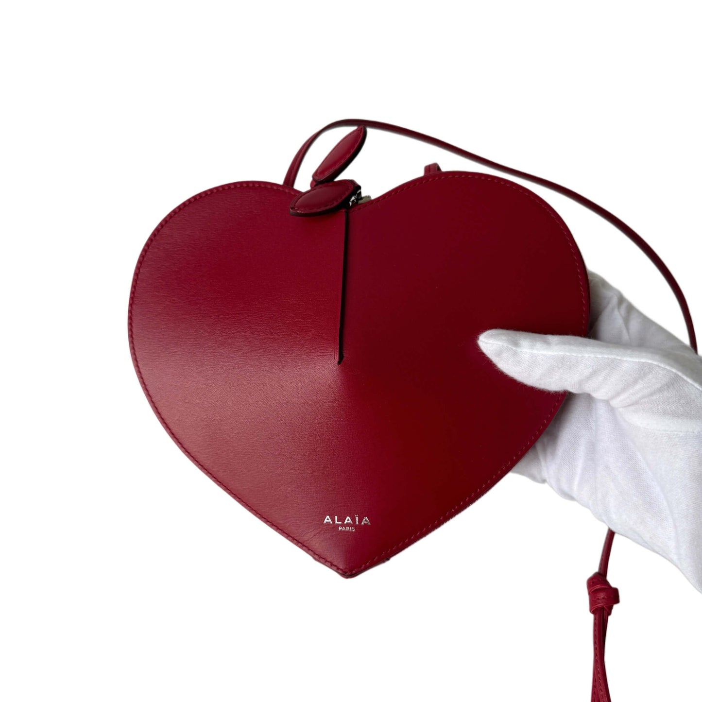 Alaïa Le Coeur Tasche Rot