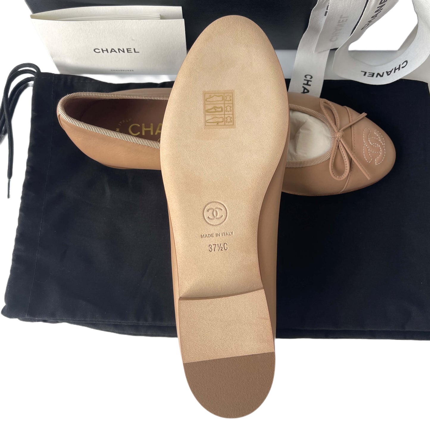 Ballerines Chanel Beige