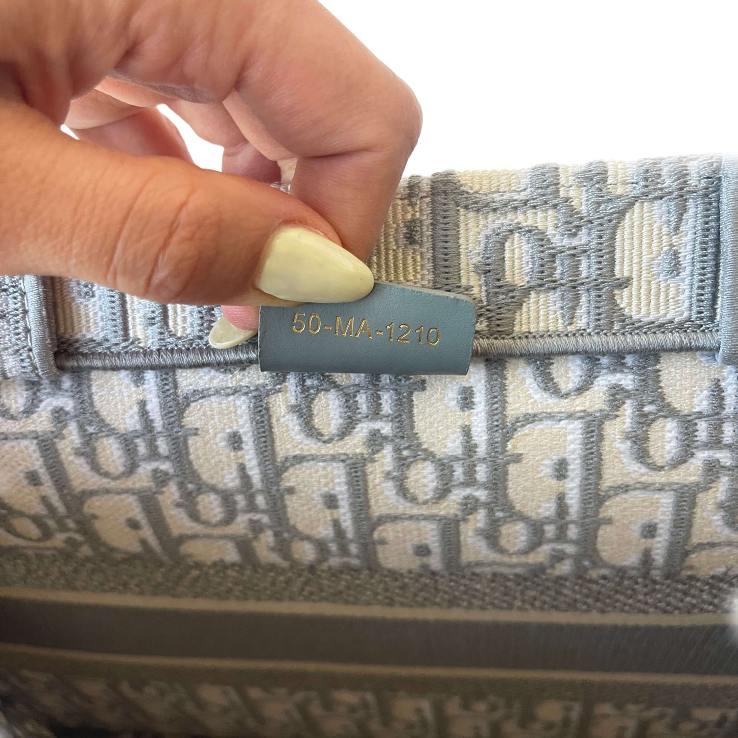 Dior Book Tote Medium Light Grey Oblique
