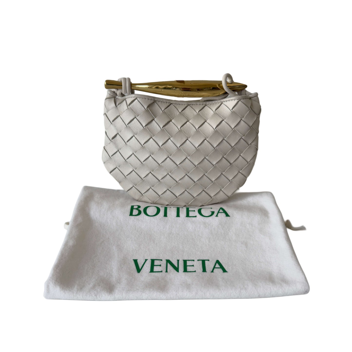 Bottega Veneta Baby Sardine Chalk