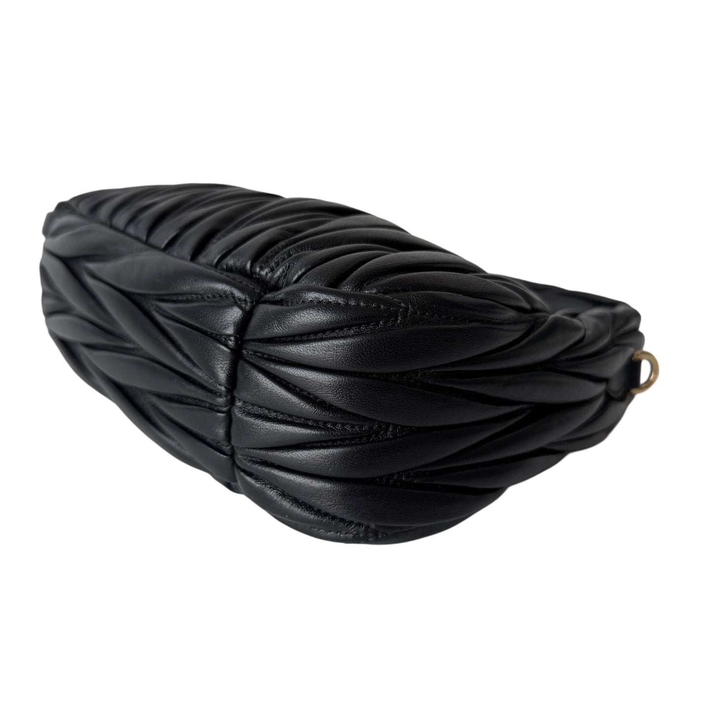 Miu Miu Wander Hobo Bag Small Schwarz