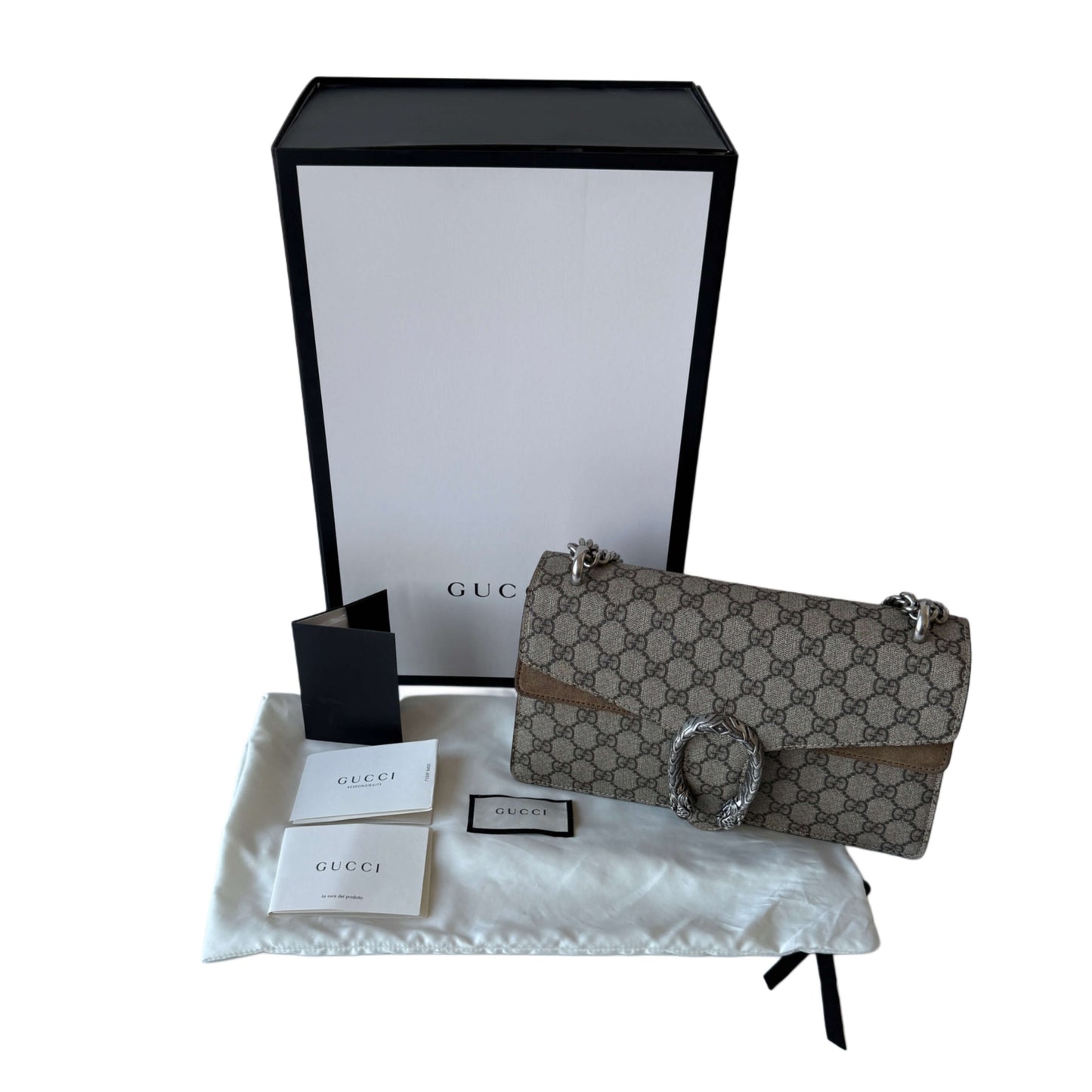 Sac à main Gucci Dionysus GG en toile beige