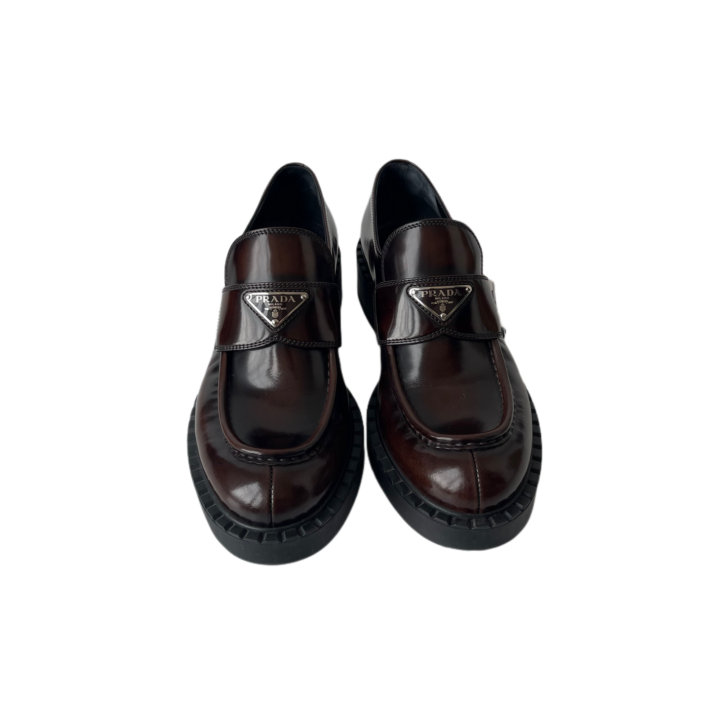 Prada Chocolate Loafers Brown