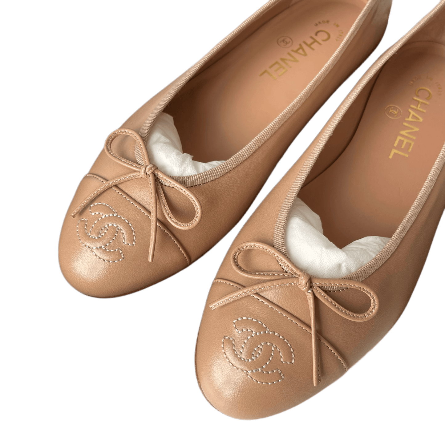 Ballerines Chanel Beige