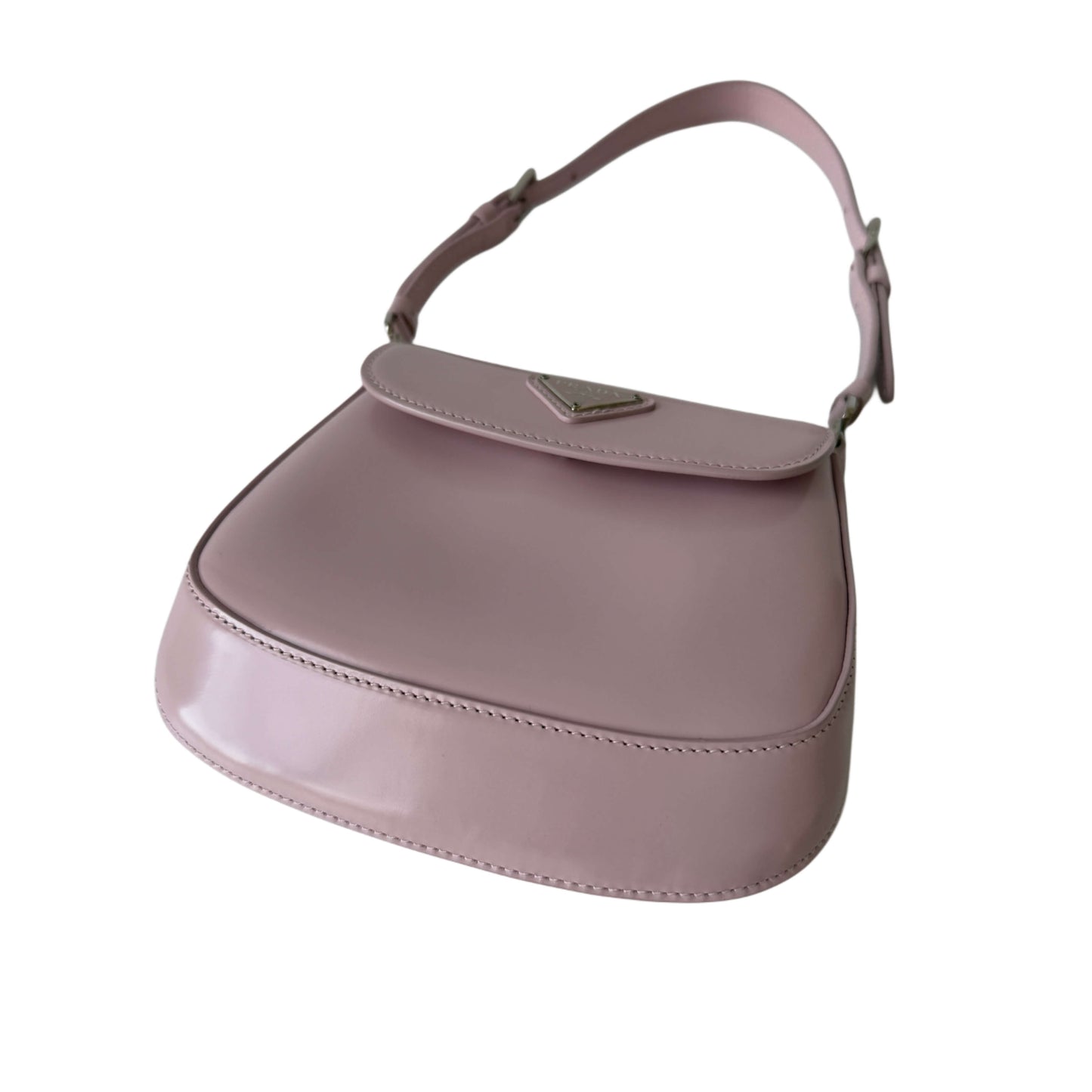Mini sac Prada Cleo rose