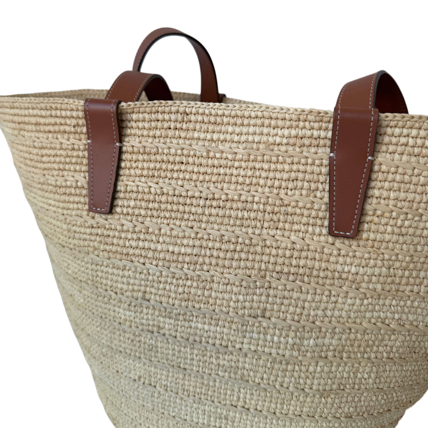 Sac panier Céline Triomphe Medium Tan