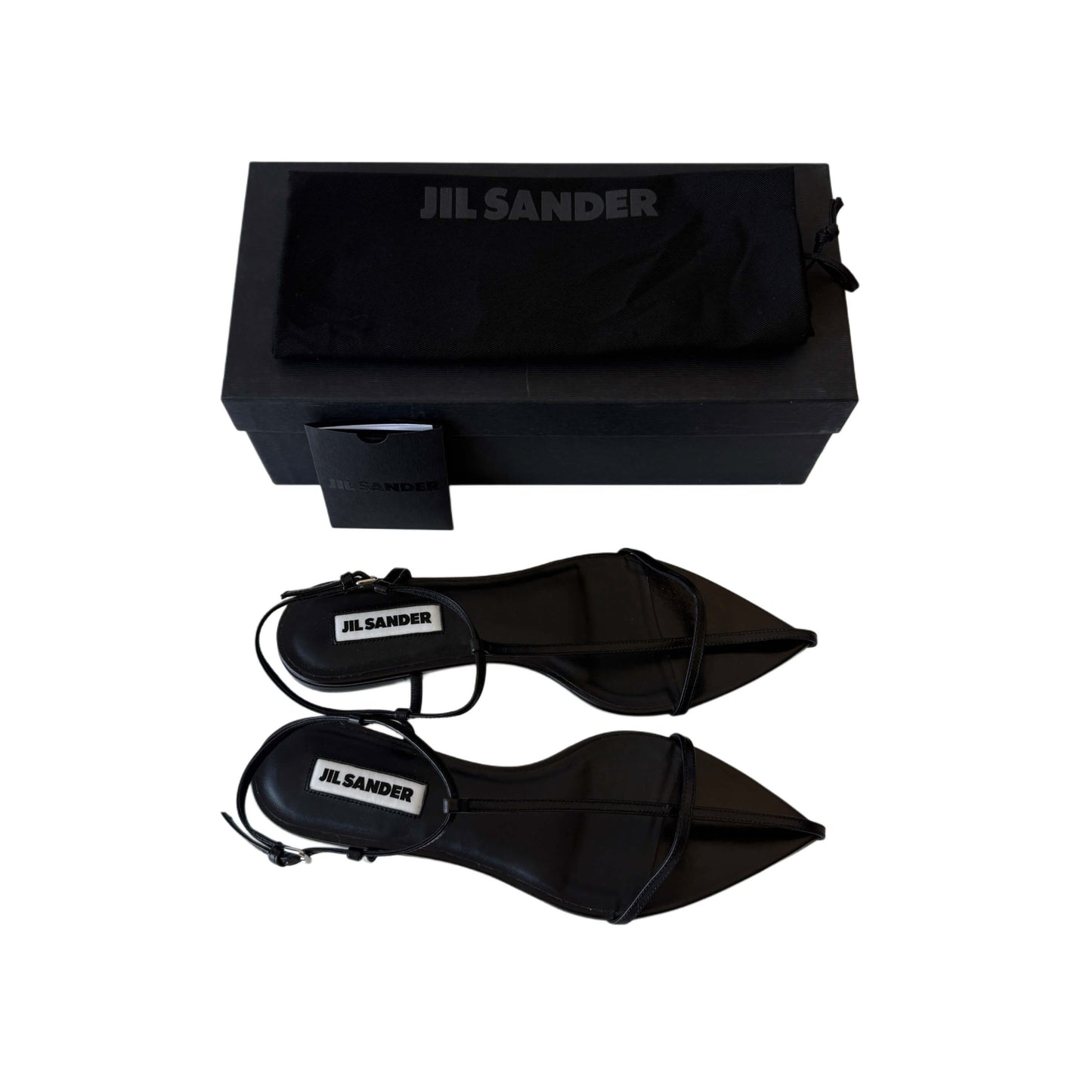 Jil Sander Tripon Sandalen Schwarz