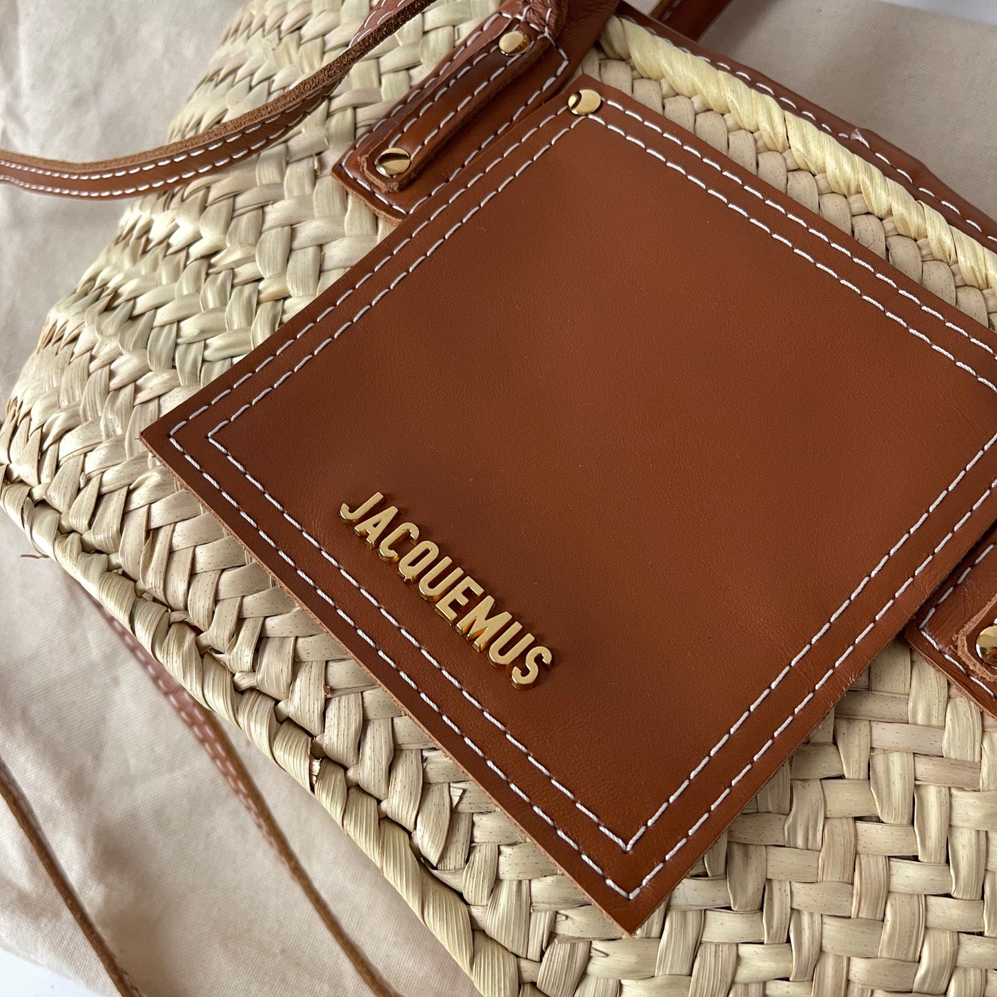 Jacquemus Le Petit Panier Soli Light Brown