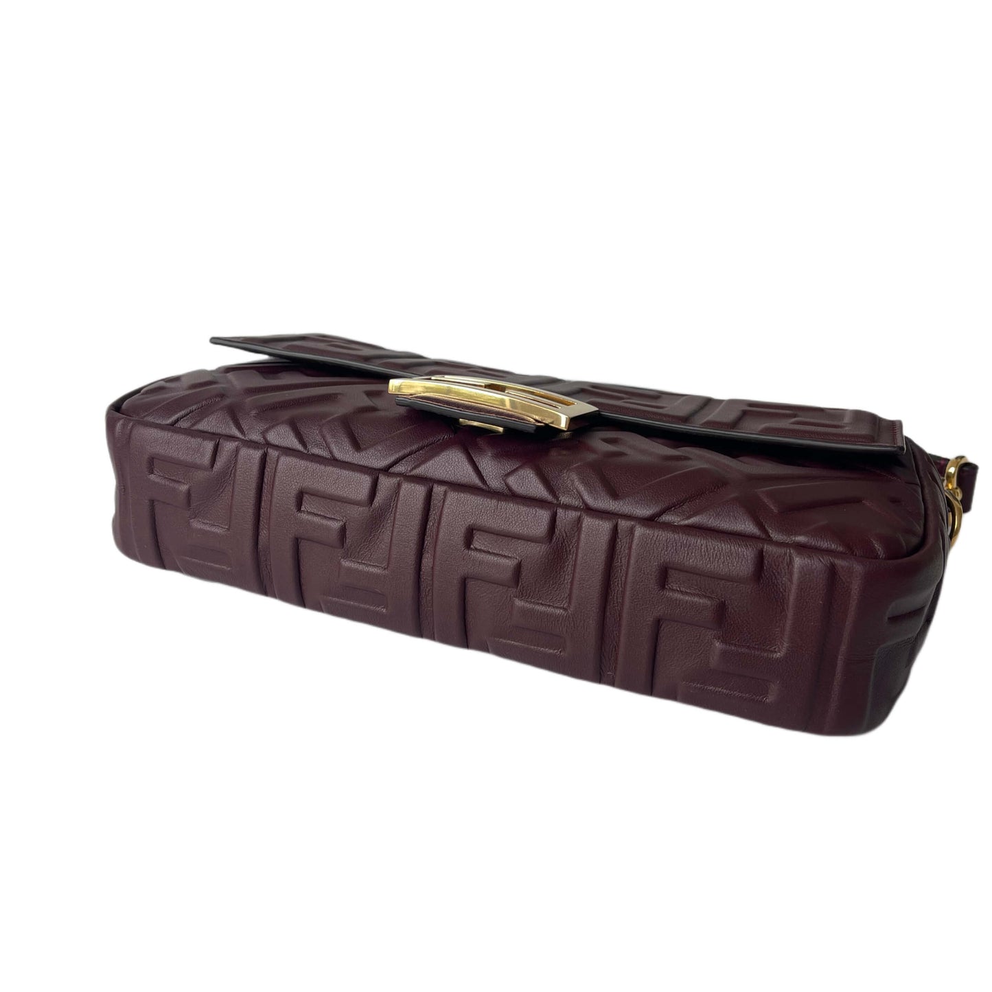 Fendi Baguette Tasche Bordeaux