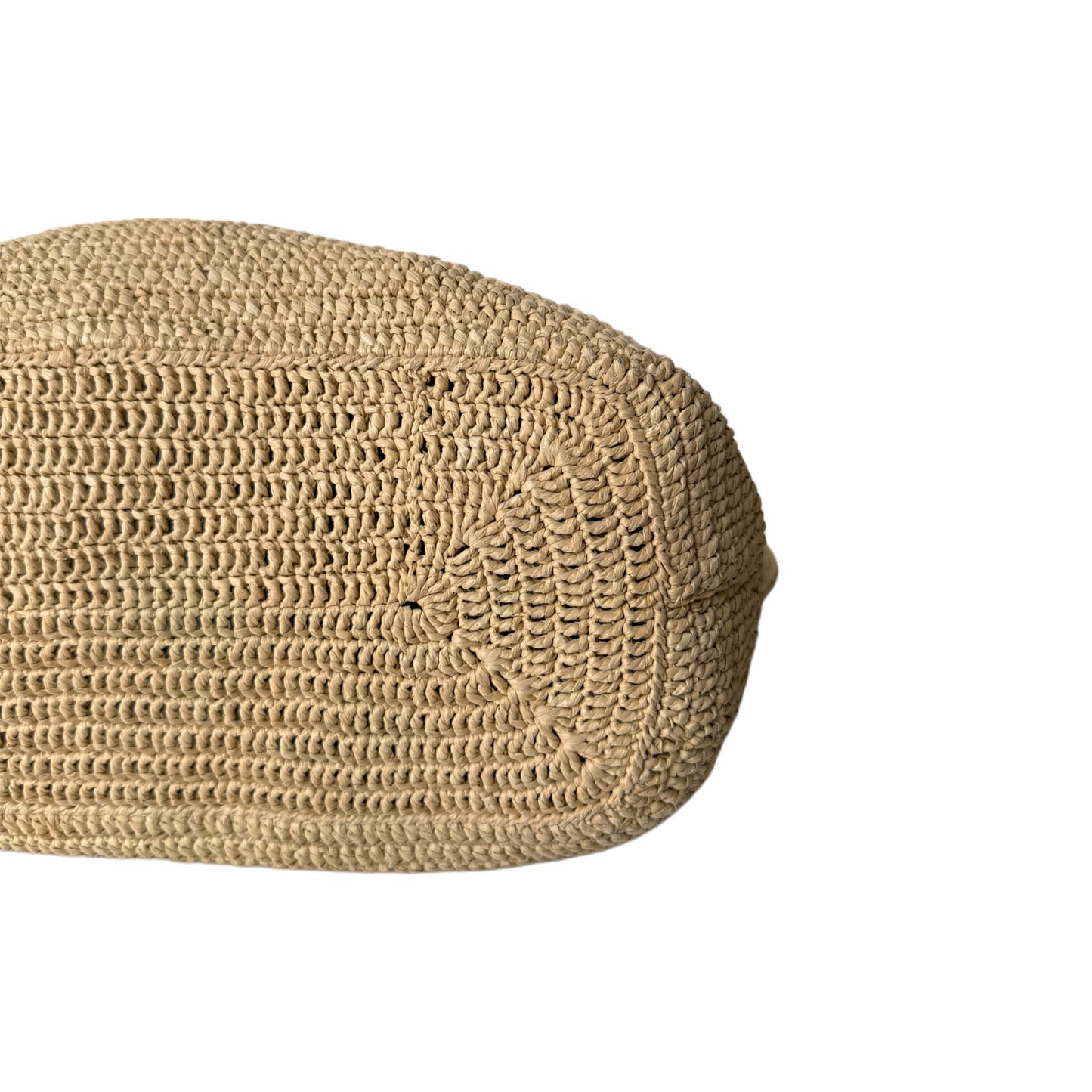 Saint Laurent Le 5 à 7 Raffia Bucket Bag Medium