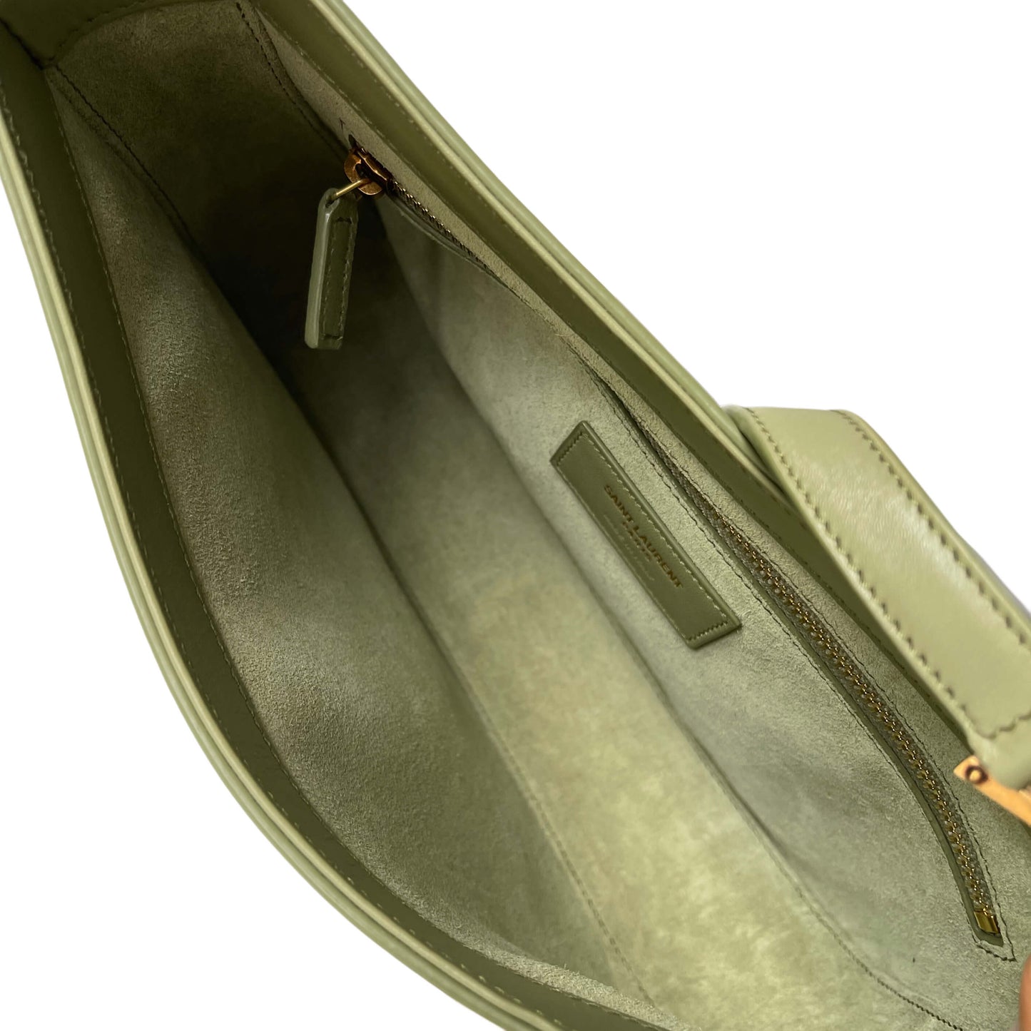 Saint Laurent Le 5 à 7 Hobo Bag Pistachio
