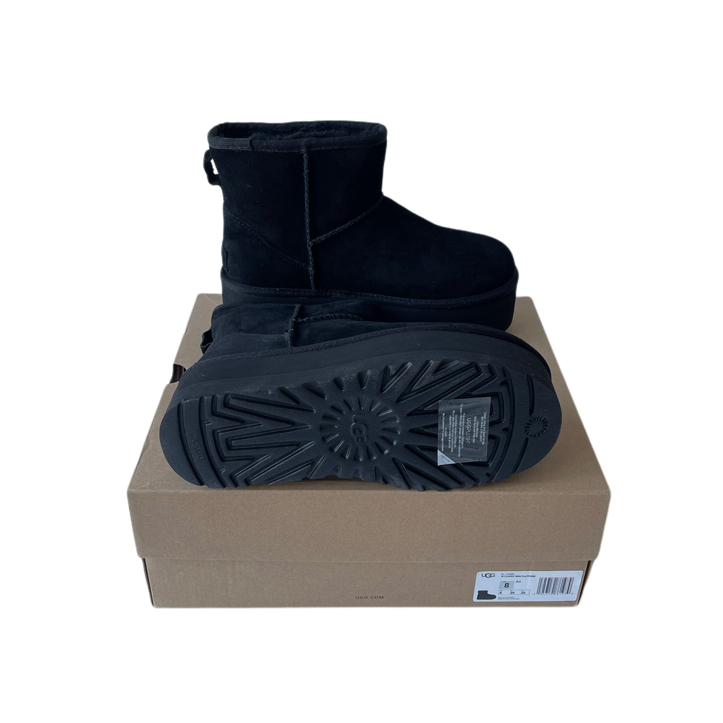 UGG Classic Mini Platform Boots Black