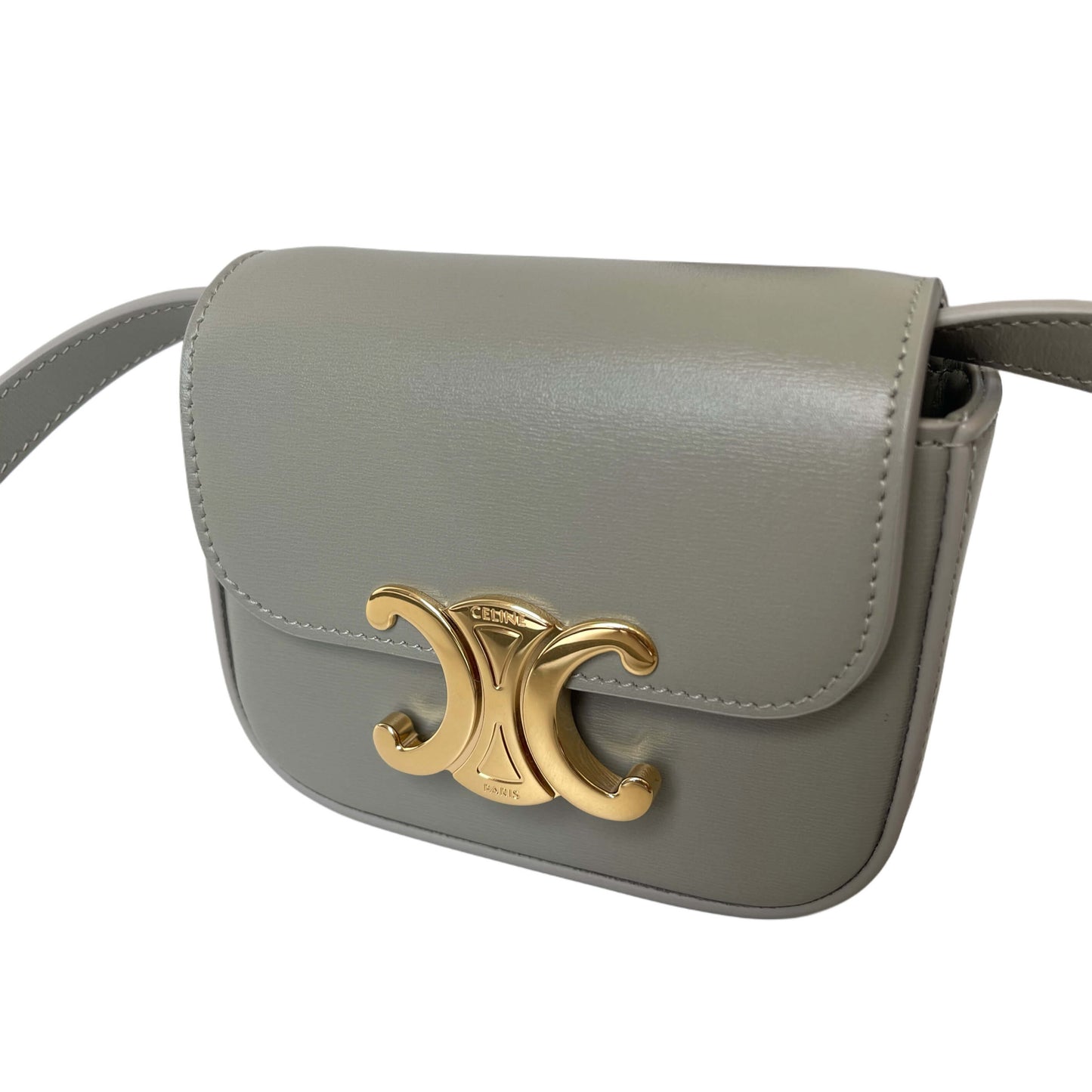 Celine Triomphe Claude Mini Tasche Green Clay