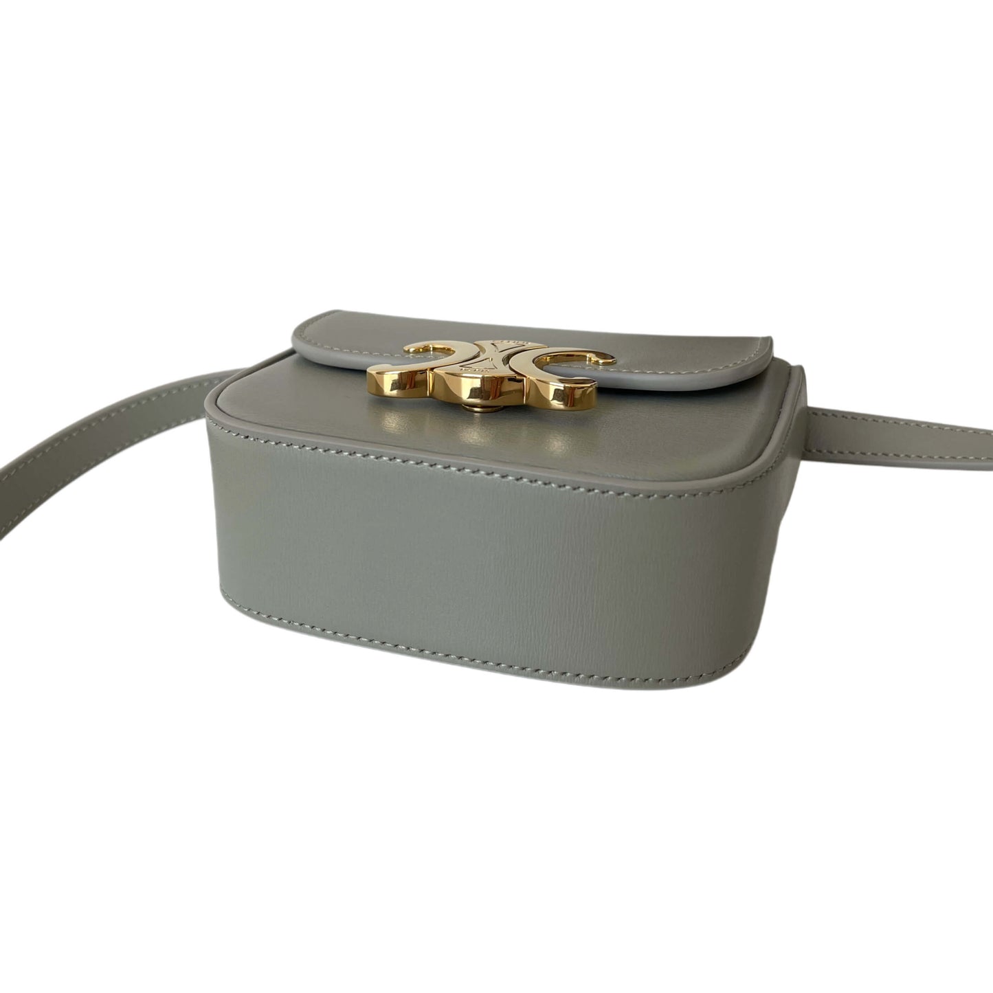 Celine Triomphe Claude Mini Tasche Green Clay