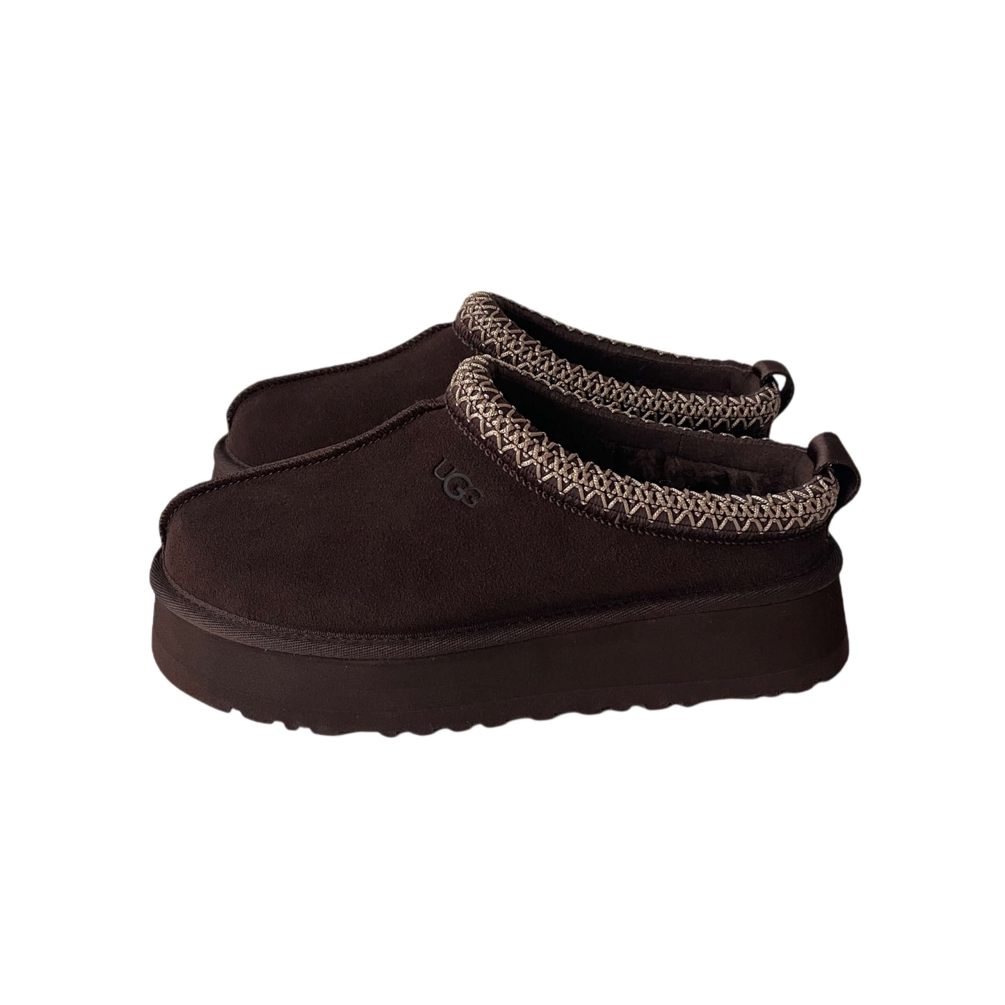 UGG Tazz Platform Slippers Burned Cedar
