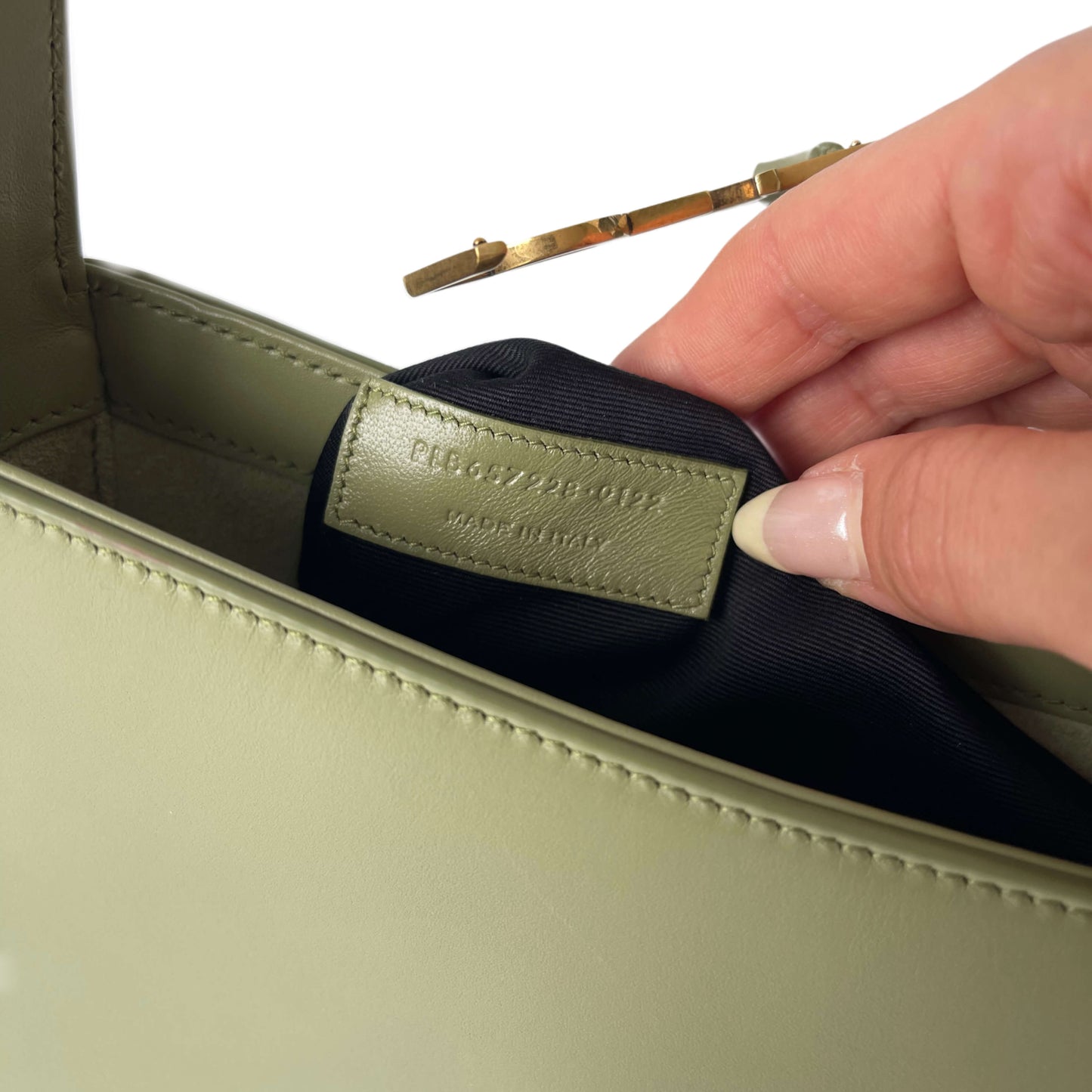 Saint Laurent Le 5 à 7 Hobo Bag Pistachio