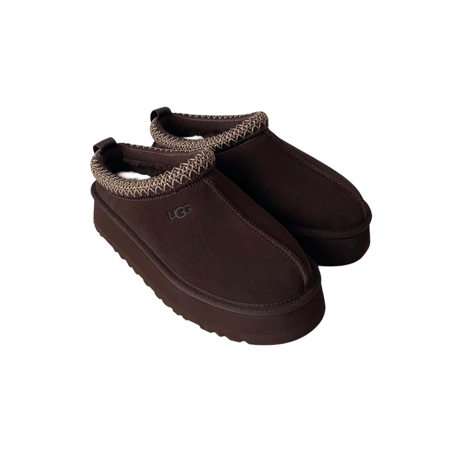 UGG Tazz Platform Slippers Burned Cedar