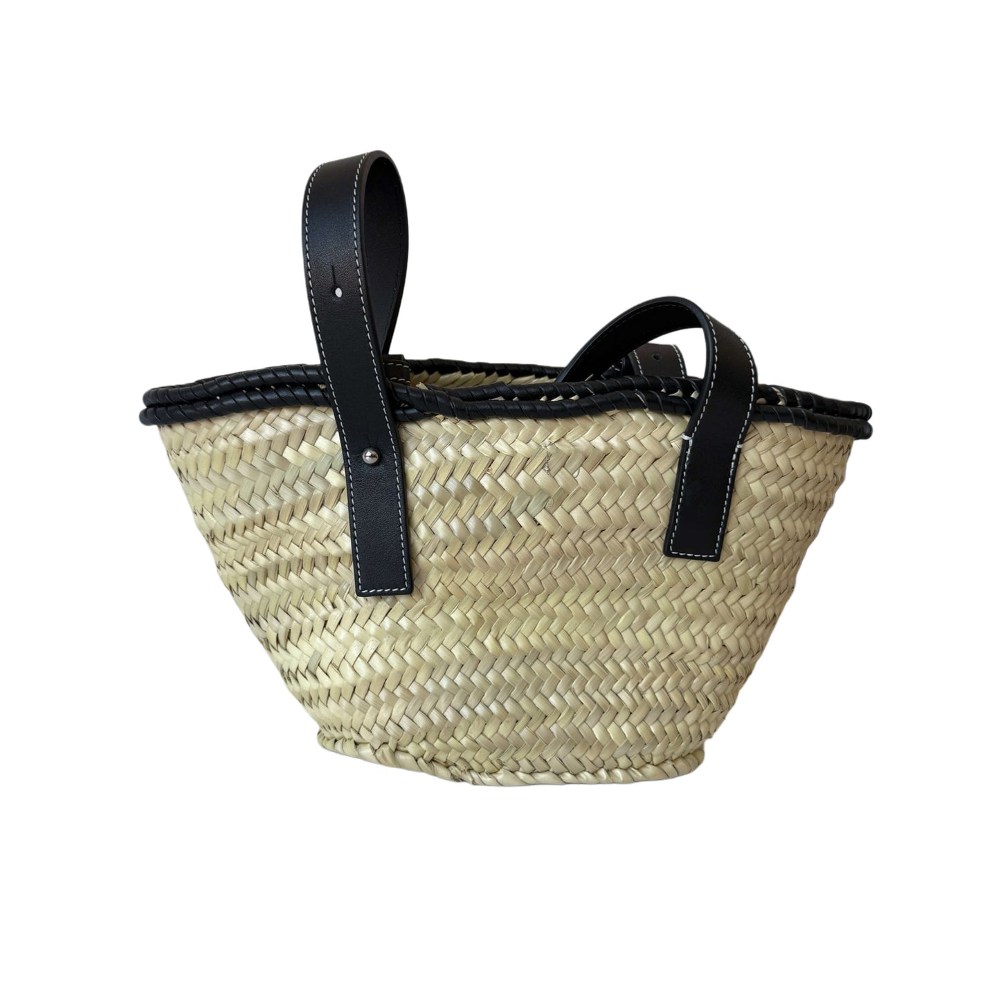 Loewe Anagram Basket Bag Small Black