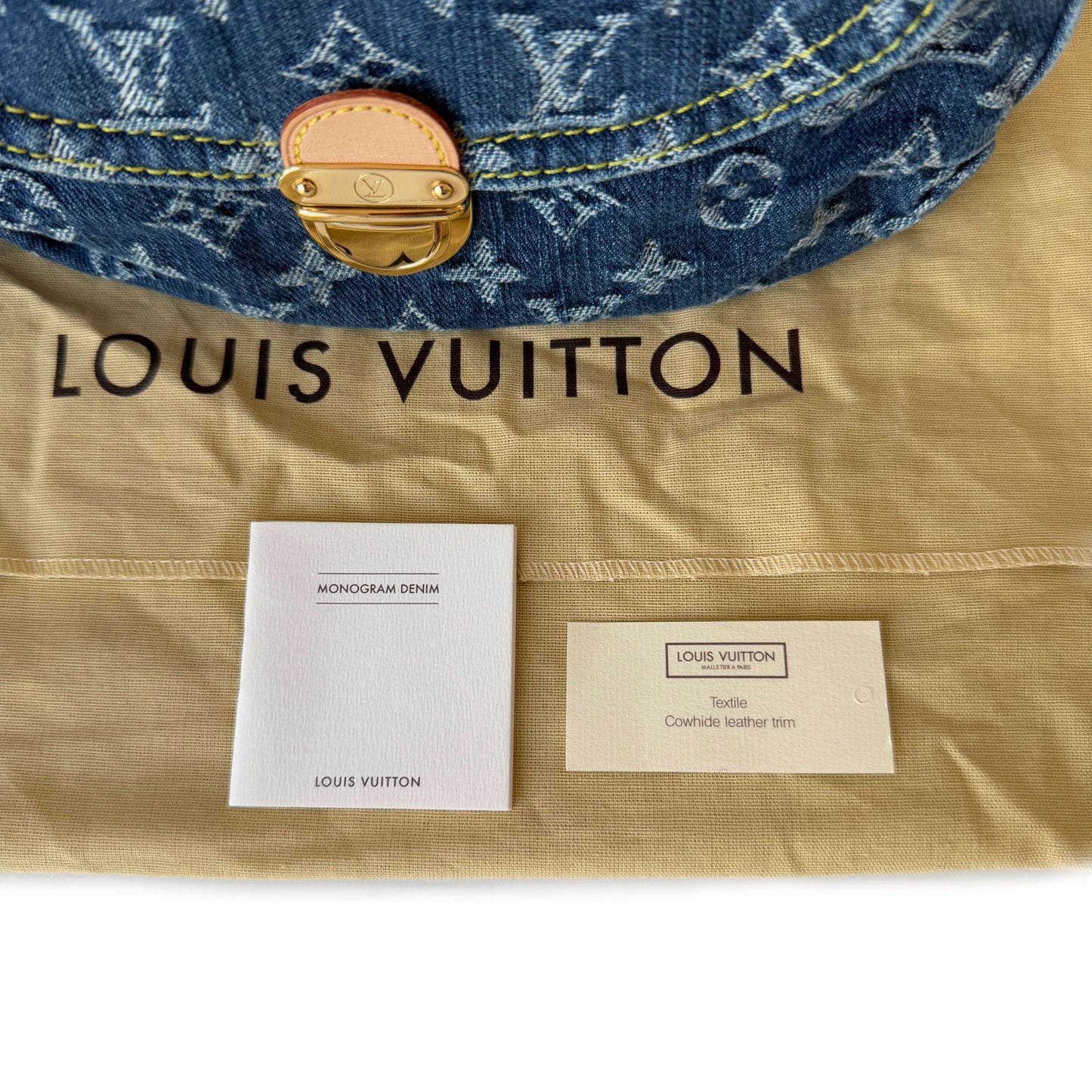 Louis Vuitton Mini Pleaty Denim Tasche