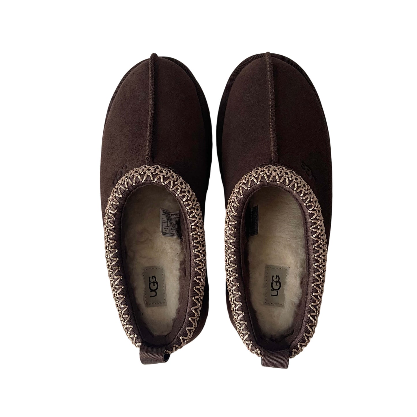 UGG Tazz Platform Slippers Burned Cedar