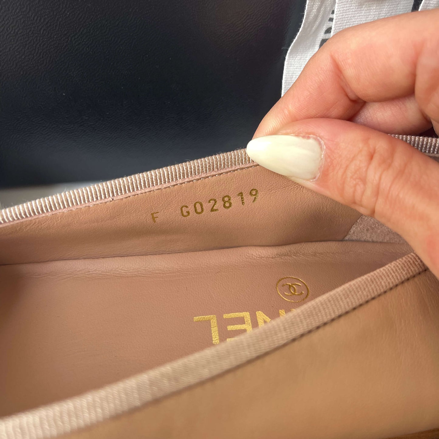 Ballerines Chanel Beige