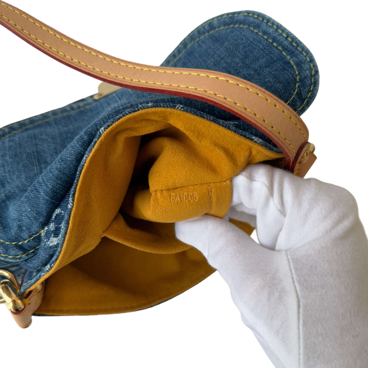 Louis Vuitton Mini Pleaty Denim Tasche
