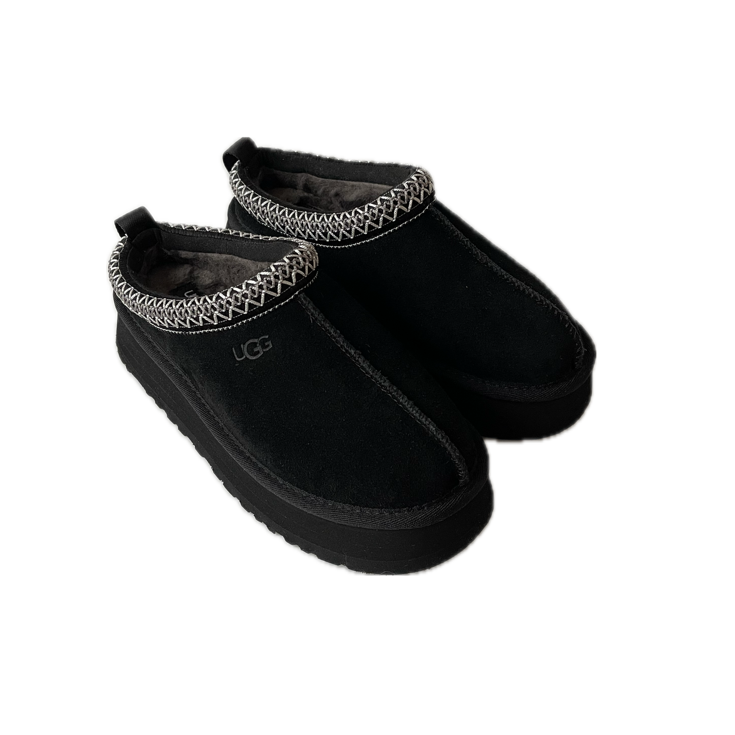 UGG Tazz Platform Slippers Black