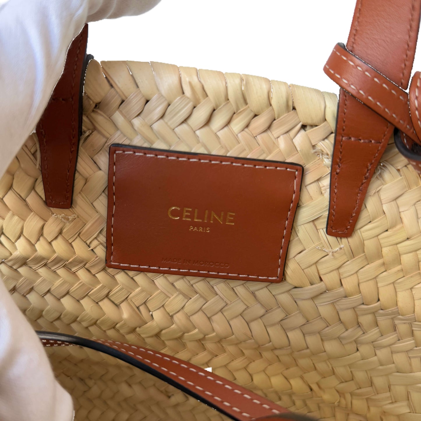 Sac Céline Teen Basket Tan