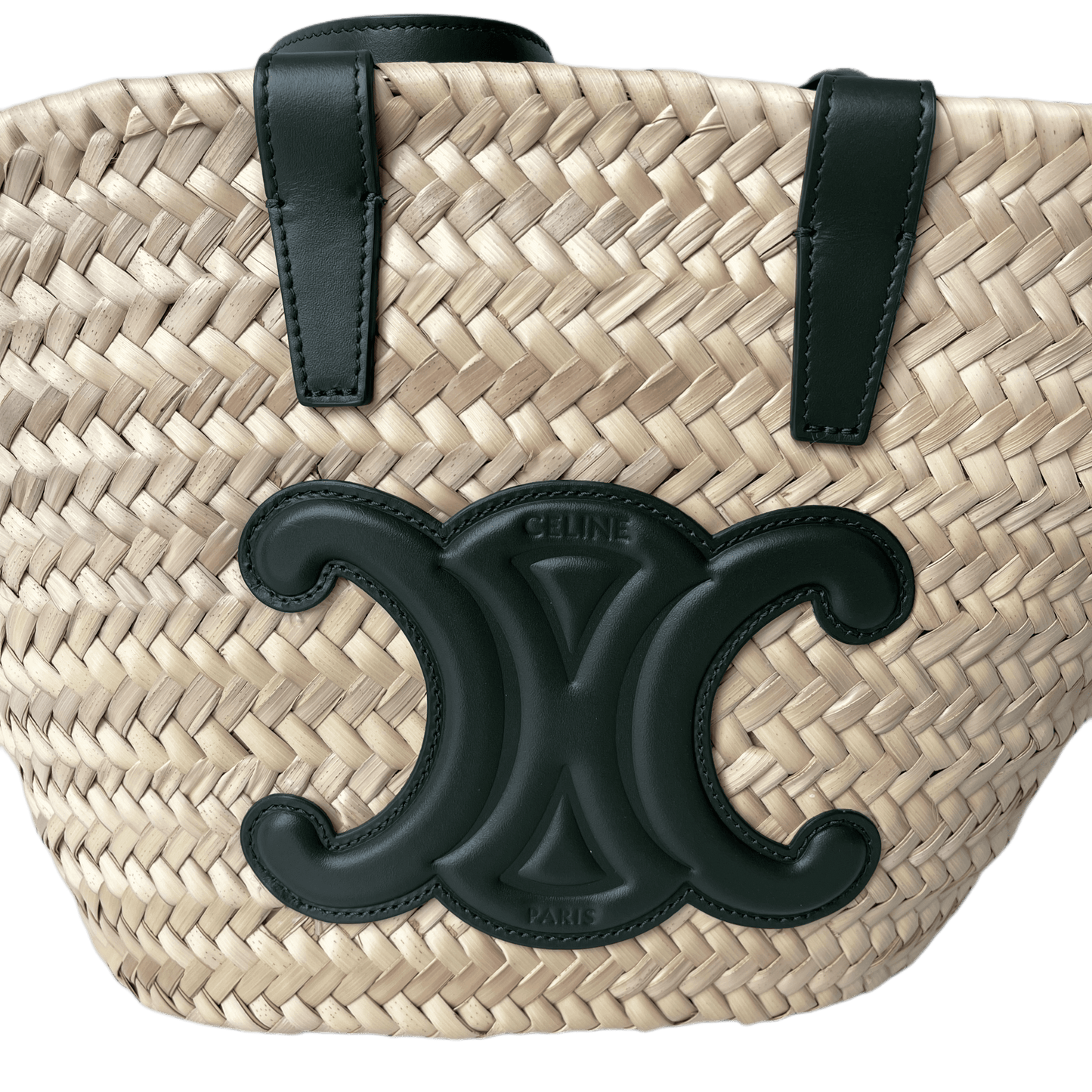 Céline Teen Basket Bag Khaki